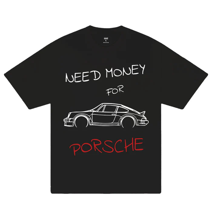 Flash Sale Porsche Need Money Sketch T-Shirt