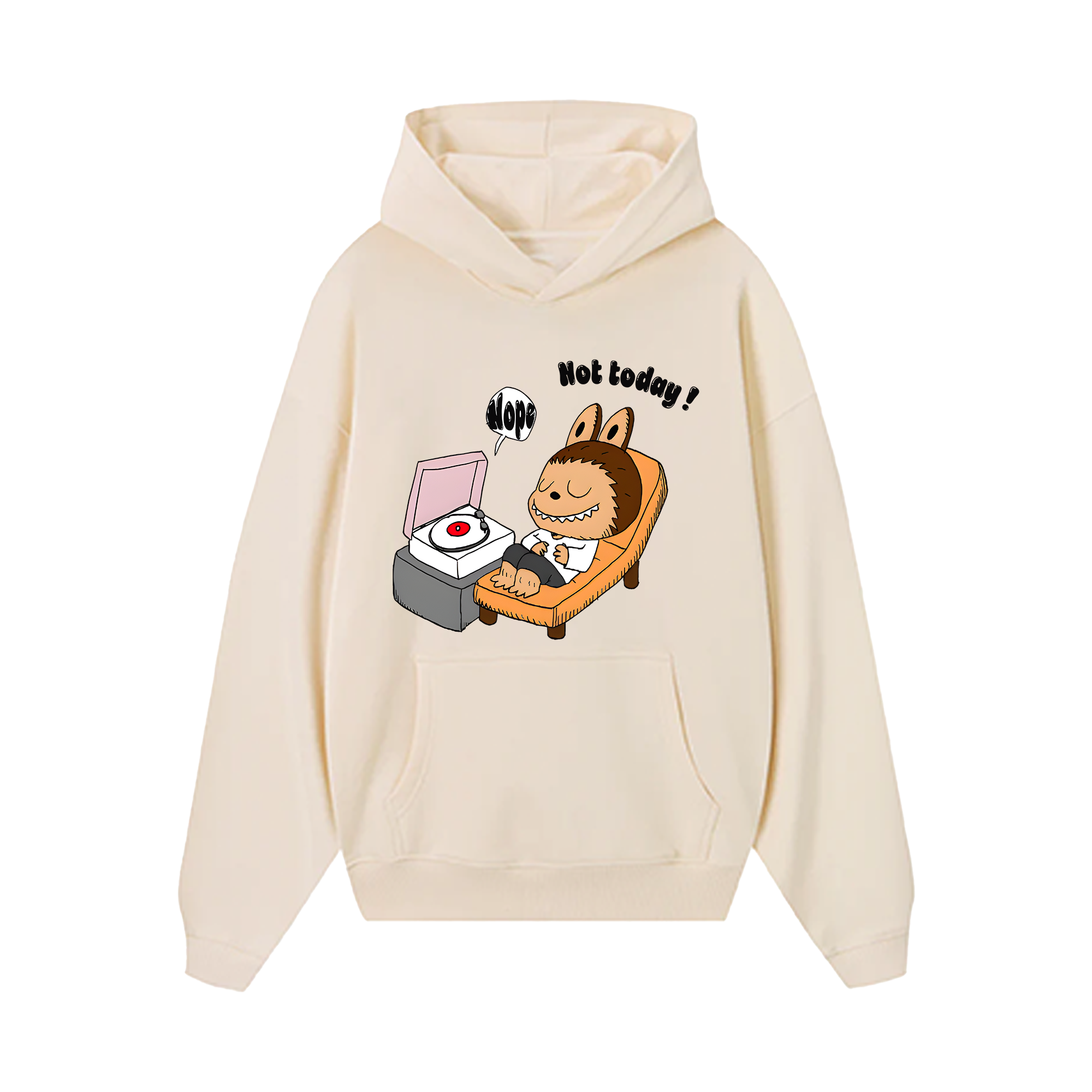 Labubu Nope Not Today Hoodie