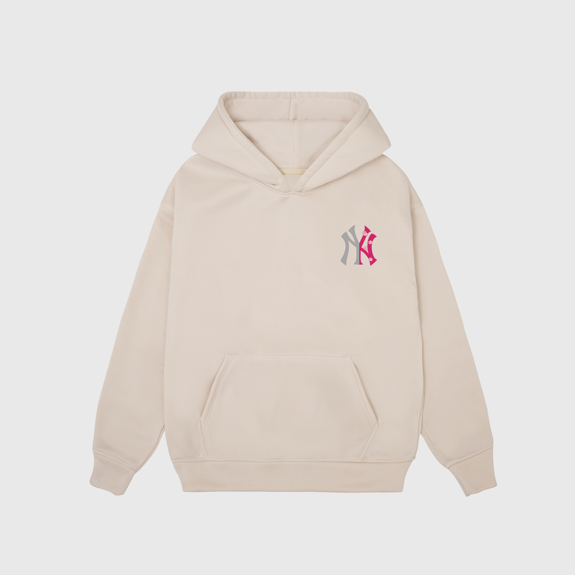 MLB Floral Pink Rose Hoodie