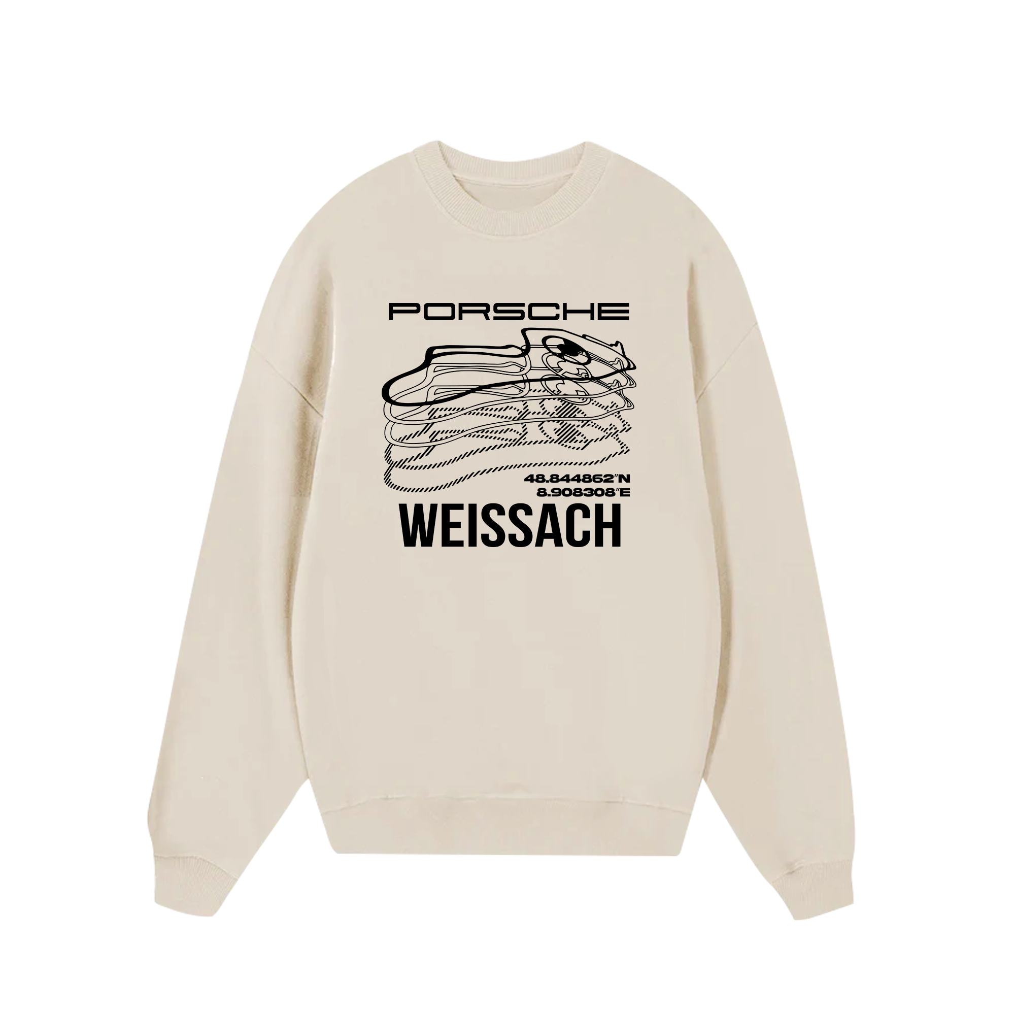 Porsche Weissach Map Sweater