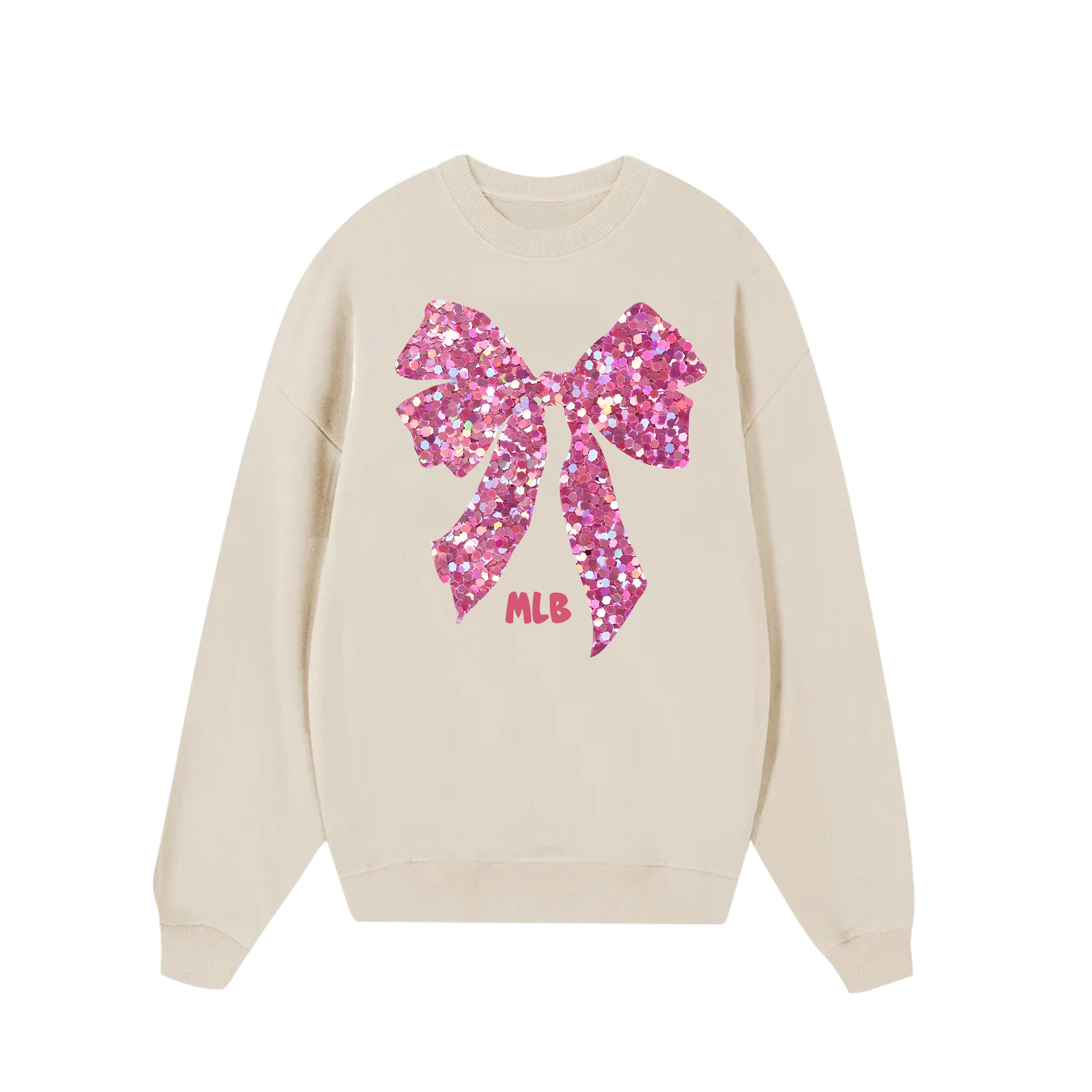 MLB Floral Gliiter Ribbon Sweater