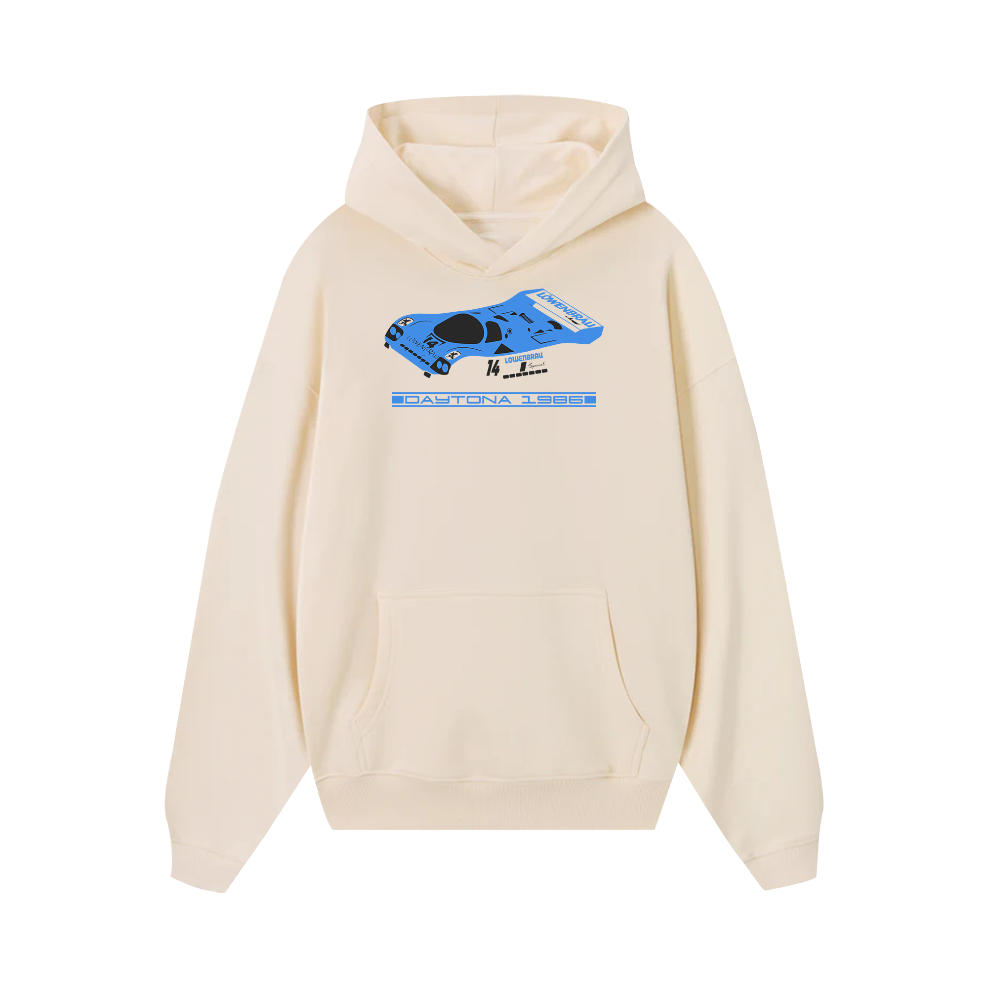 Porsche Cyan Daytona 1986 Hoodie