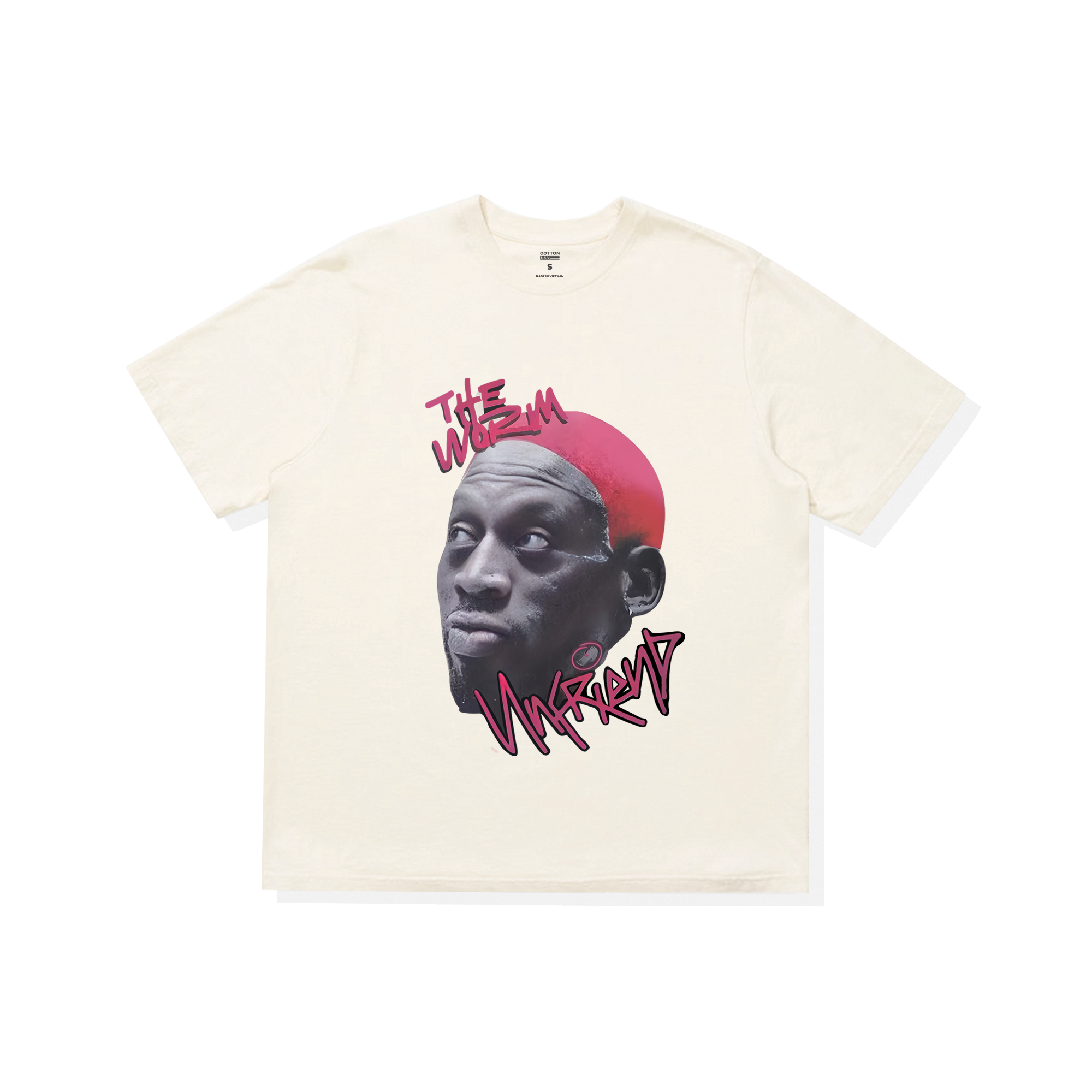 Áo Thun Oversize Rapper Hip Hop Streetwear Dennis Rodman Graphic