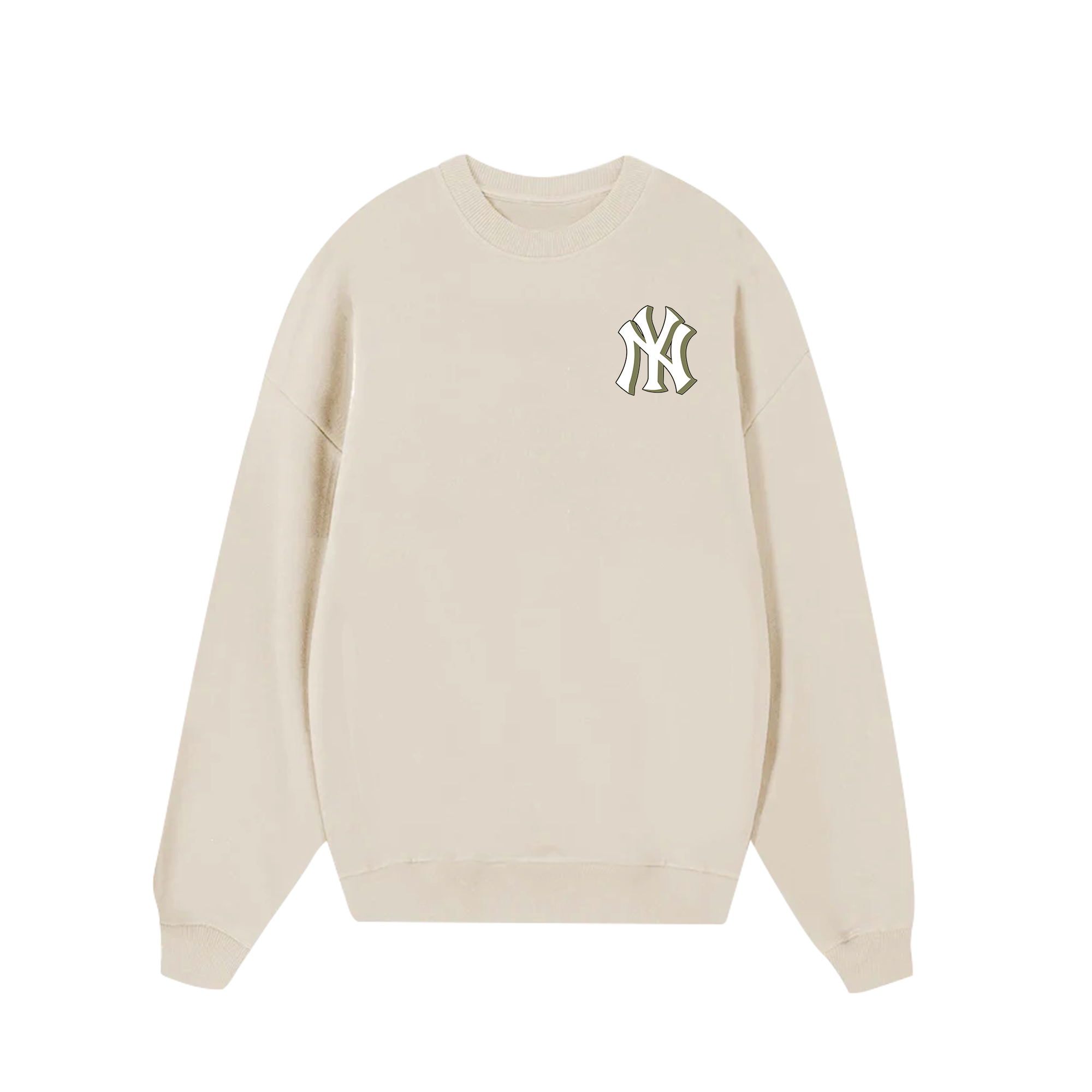 MLB Floral Green Floral New York Sweater