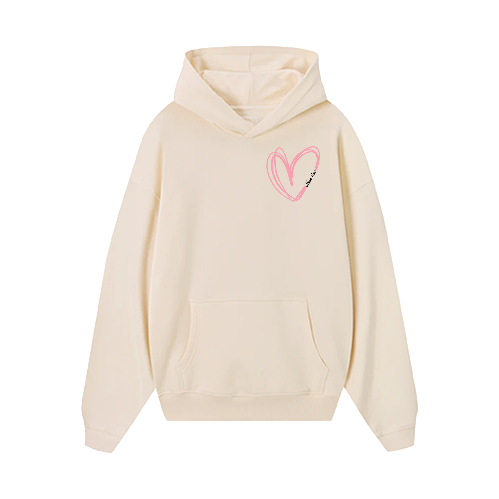 Custom Couple Heart Hoodie