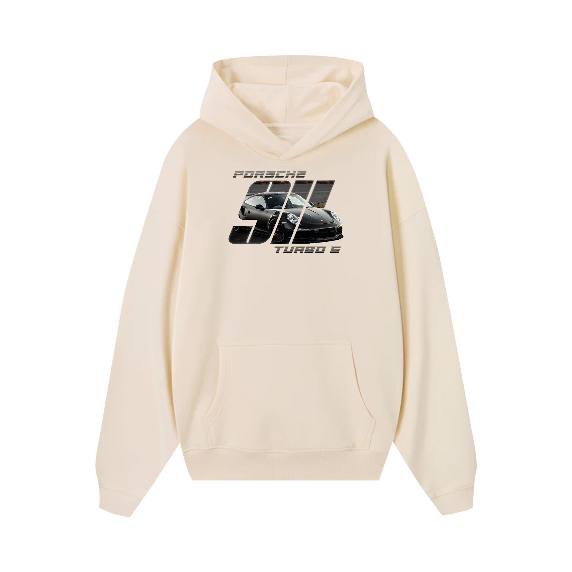 Porsche Silver Turbo S Hoodie