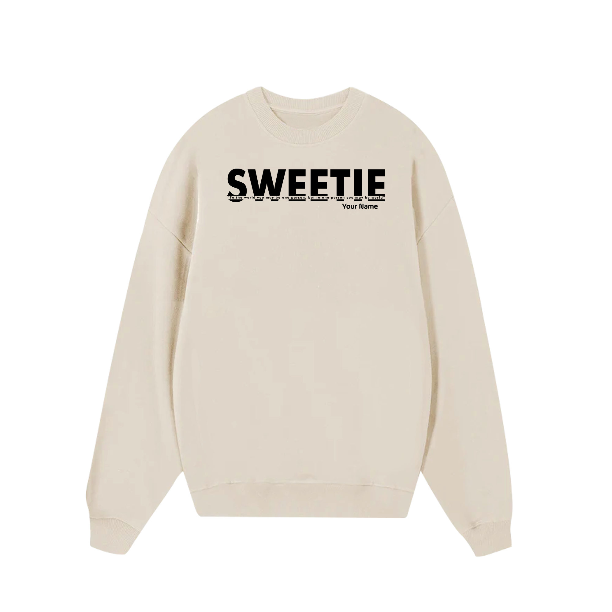 Custom Couple Sweetie Sweater