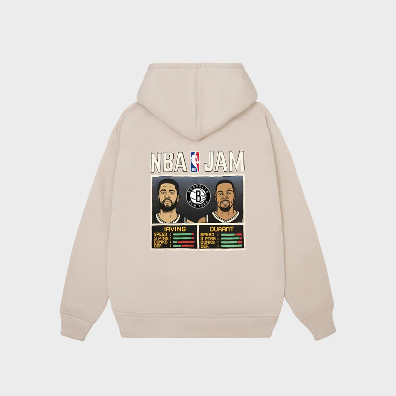 Flash Sale NBA JAM Nets Irving&Durant Hoodie