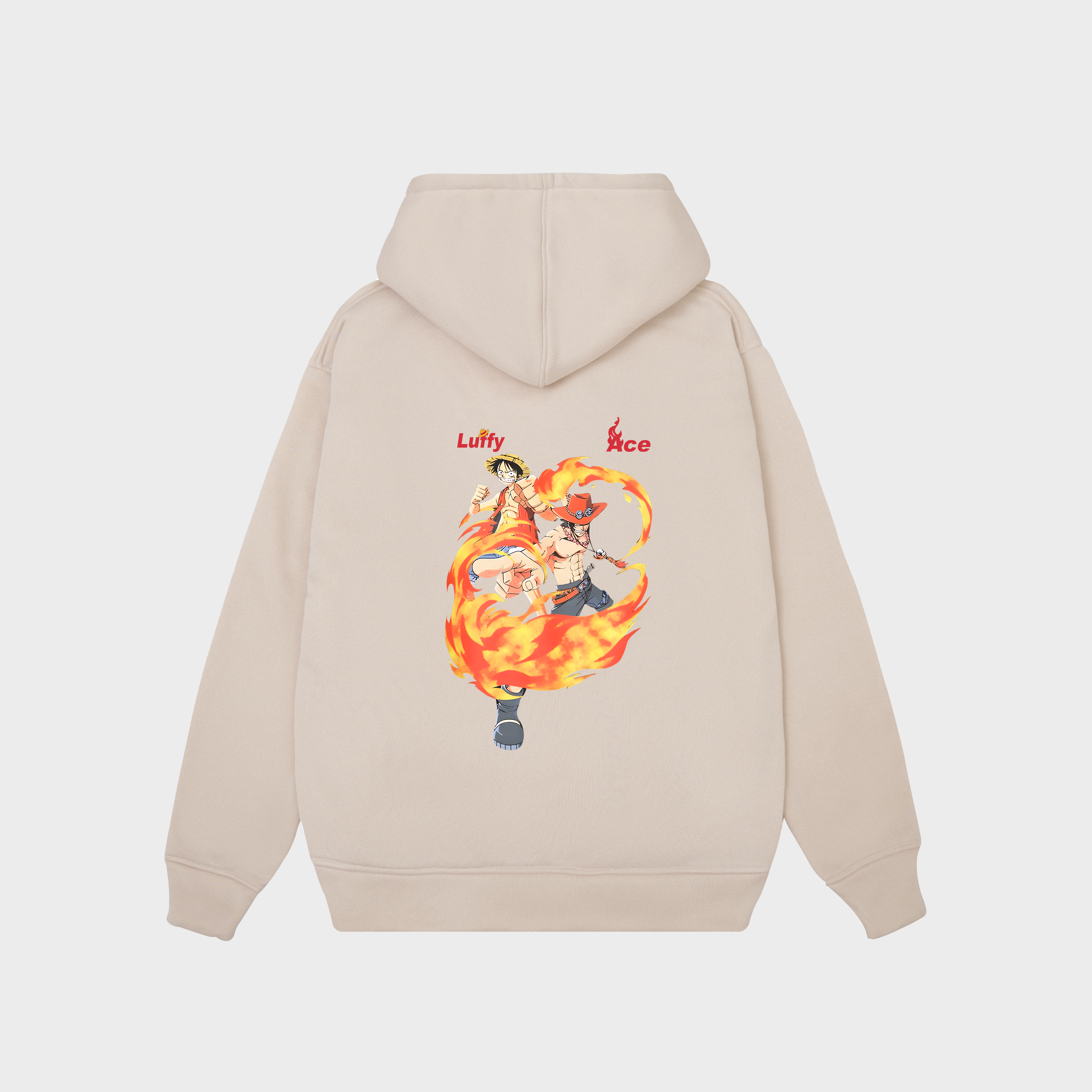 ONE PIECE LUFFY ACE HOODIE / BE