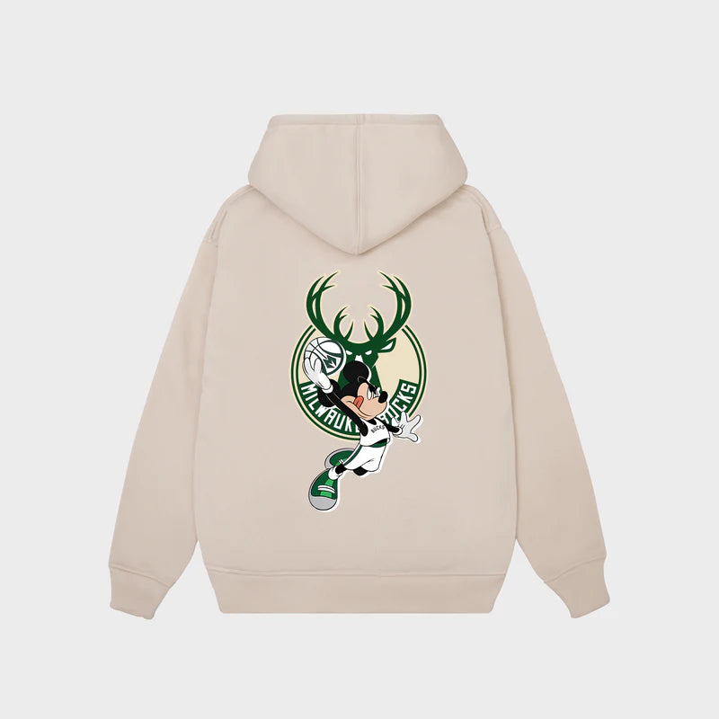 Flash Sale NBA Milwaukee Bucks Mickey Hoodie