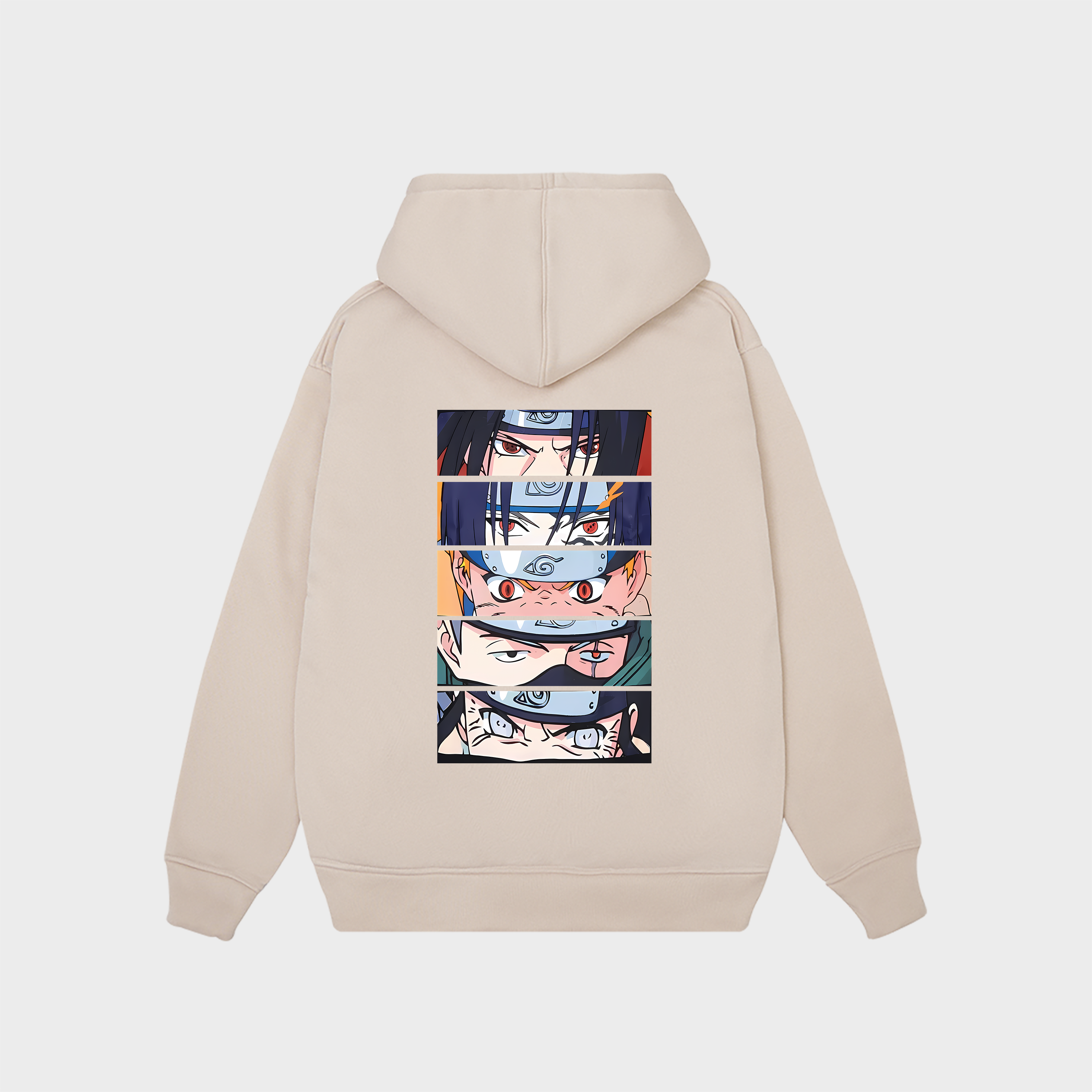 NARUTO GROUP STACKED EYES HOODIE / BE