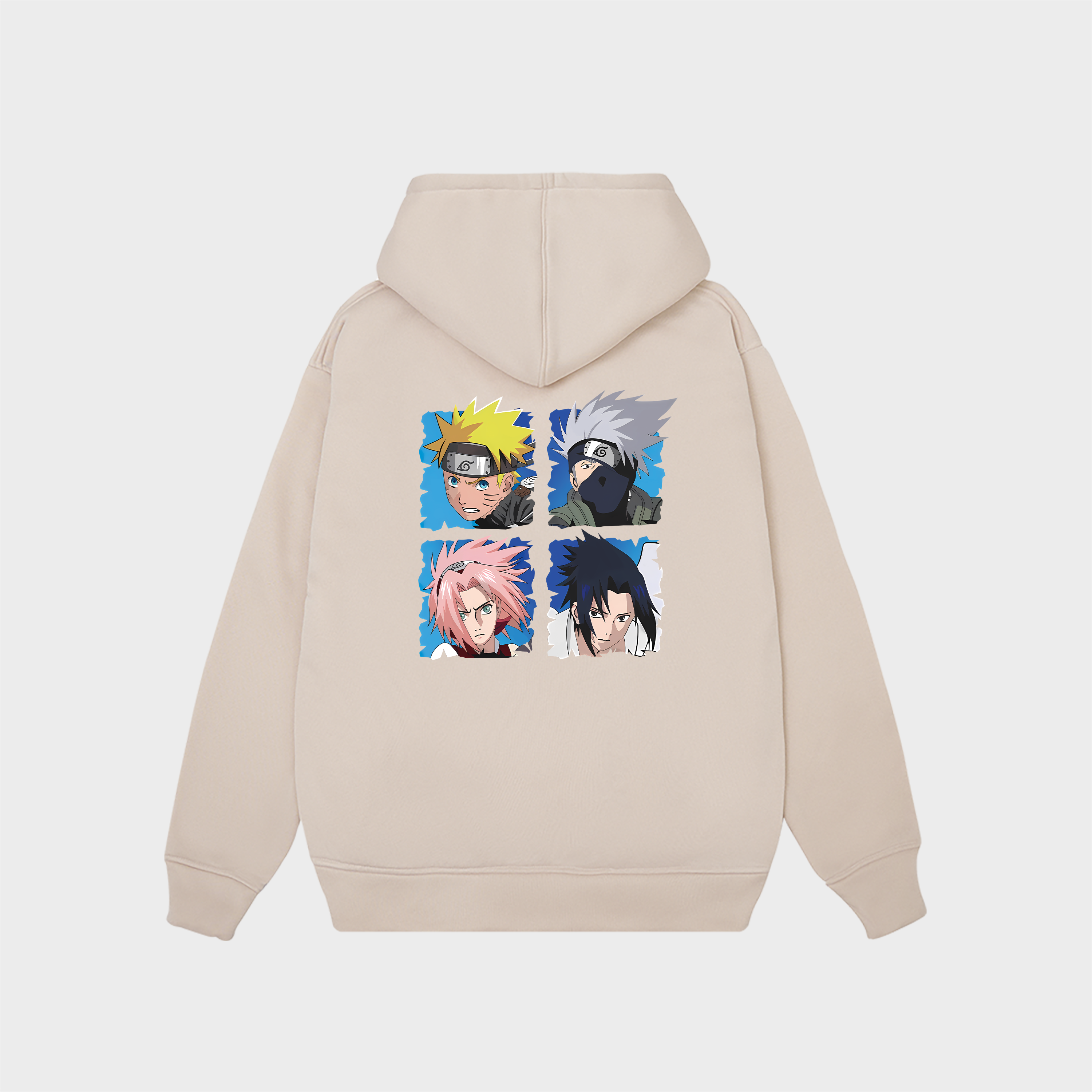 NARUTO TEAM 7 ANIME FANART HOODIE / BE