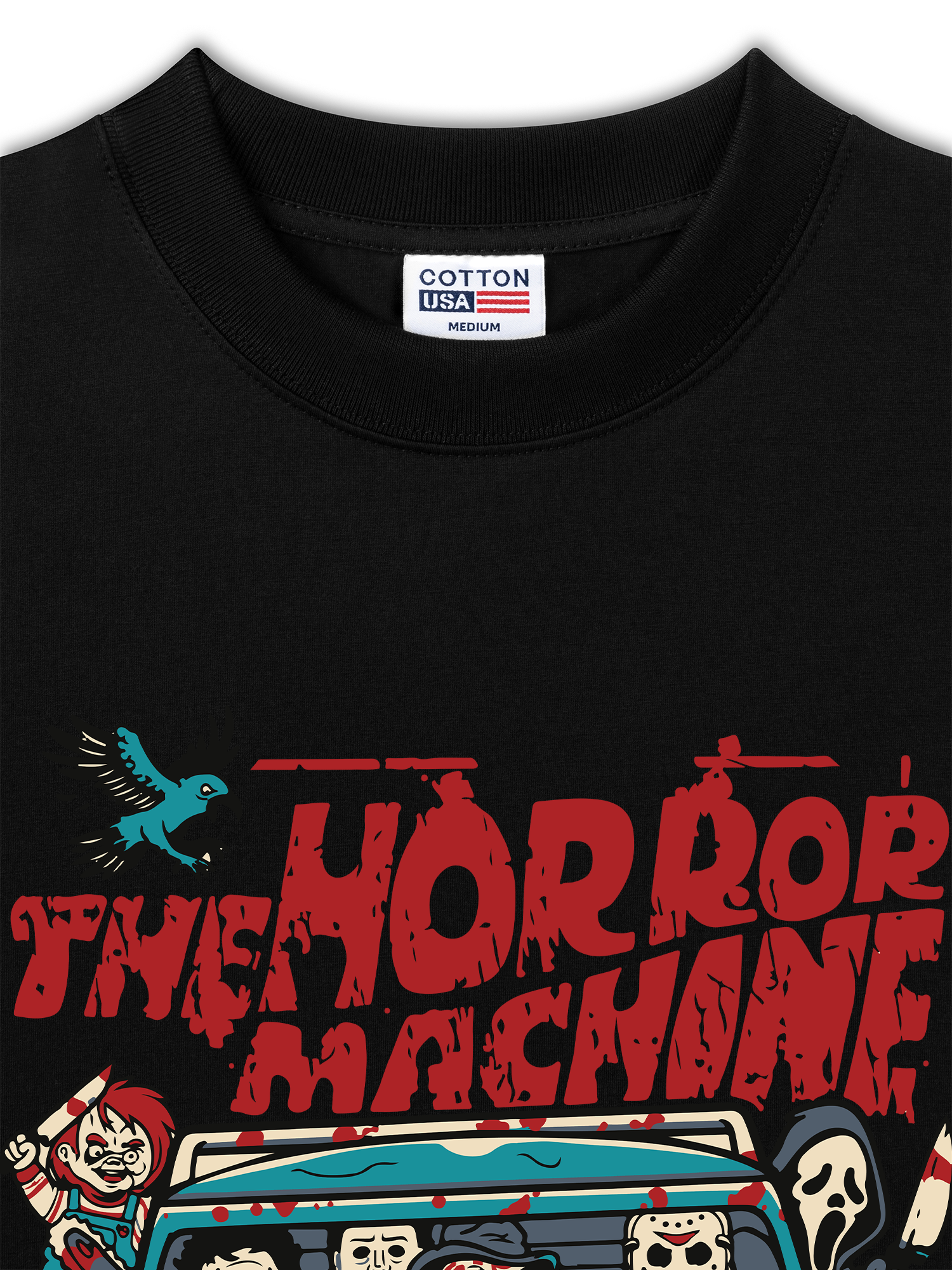 Áo Thun Relaxed Fit Horror Machine