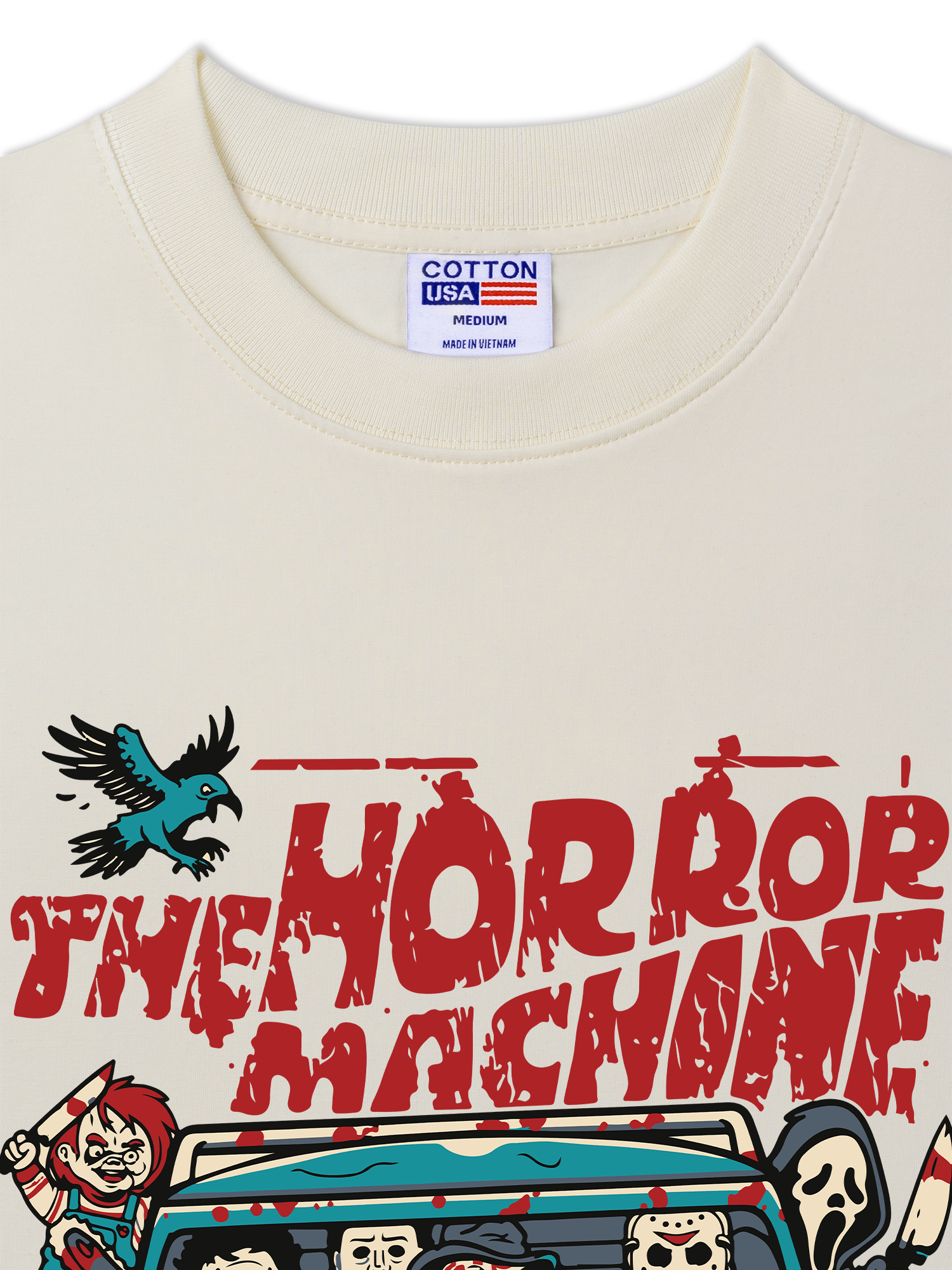 Áo Thun Relaxed Fit Horror Machine