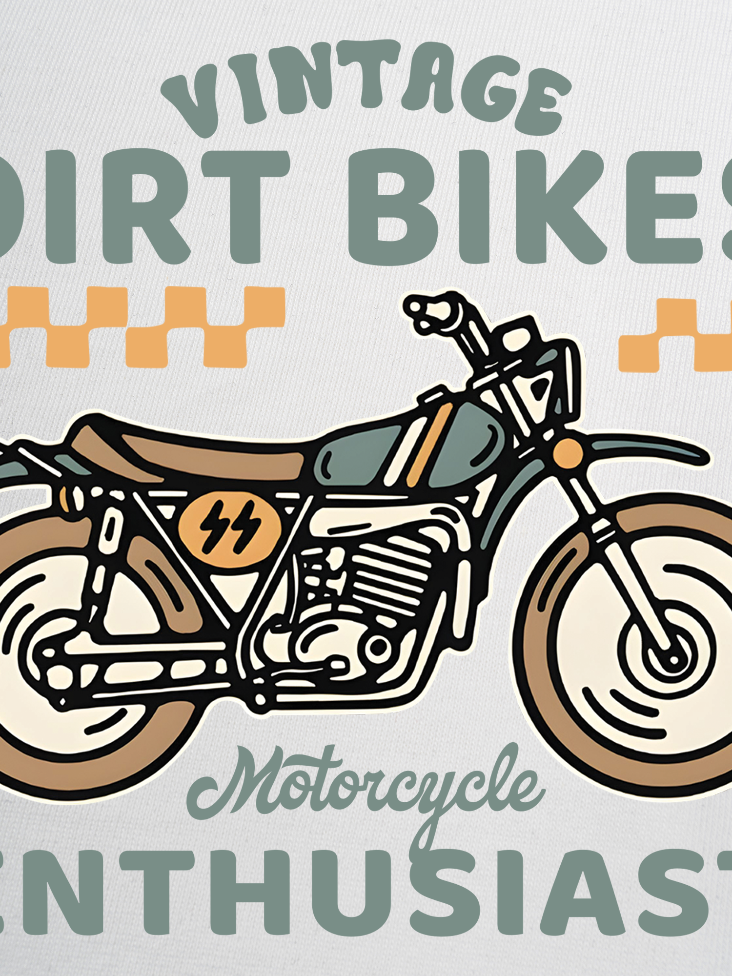 Áo Thun Ringer Relaxed Fit Vintage Dirt Bike