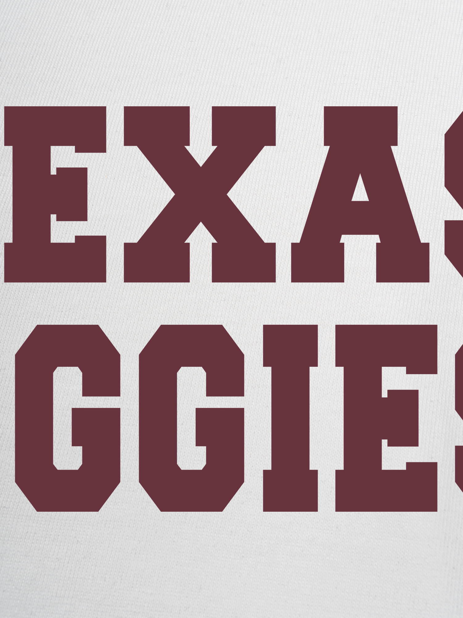 Áo Thun Ringer Relaxed Fit USA Texas Aggies