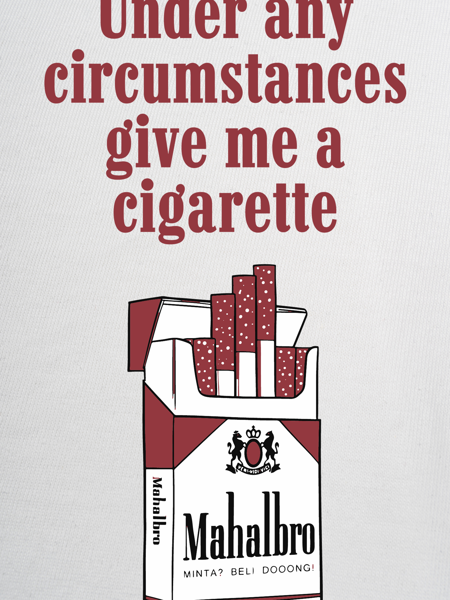 Áo Thun Ringer Relaxed Fit Marlboro Do Not Under