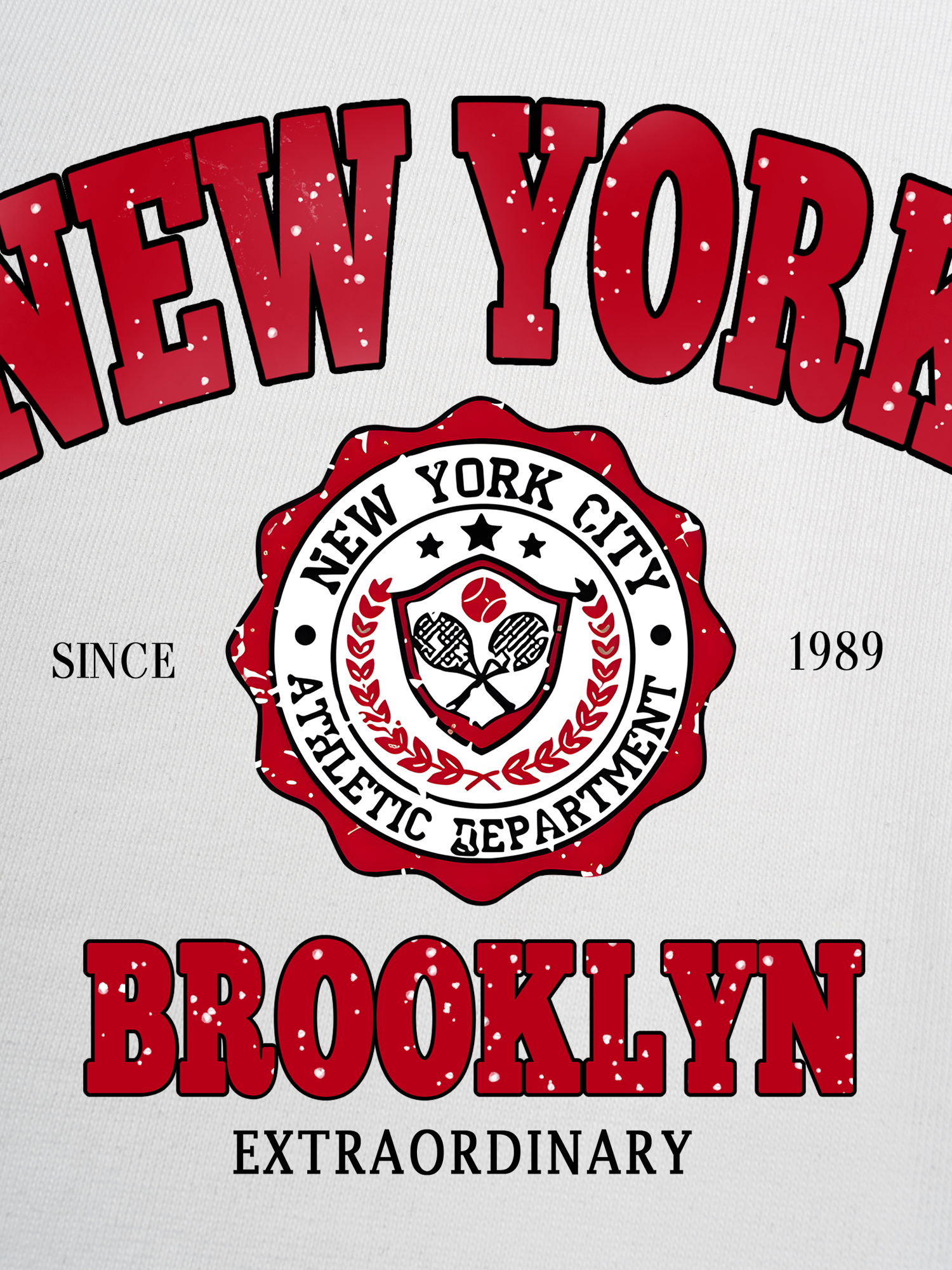 Áo Thun Ringer Relaxed Fit City New York Brooklyn