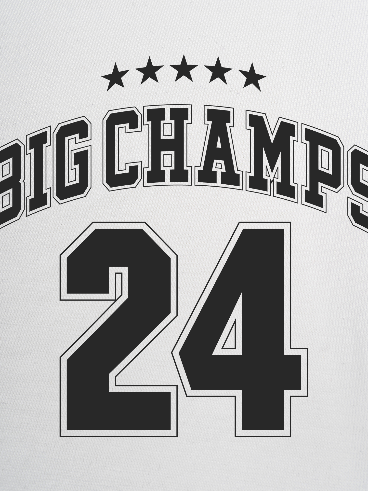 Áo Thun Ringer Relaxed Fit Champions Dont Quit