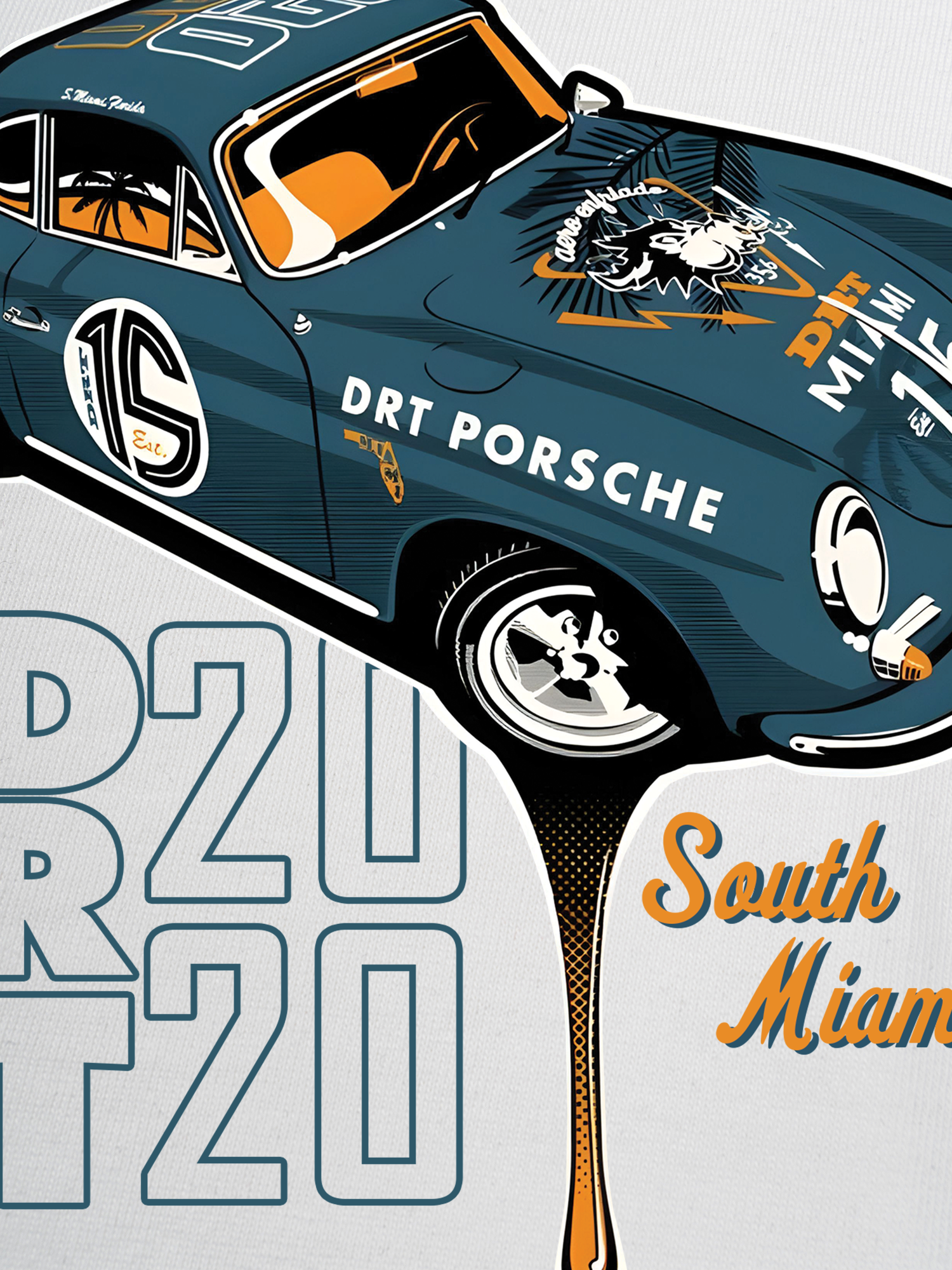 Áo Thun Ringer Relaxed Fit PORSCHE DRT