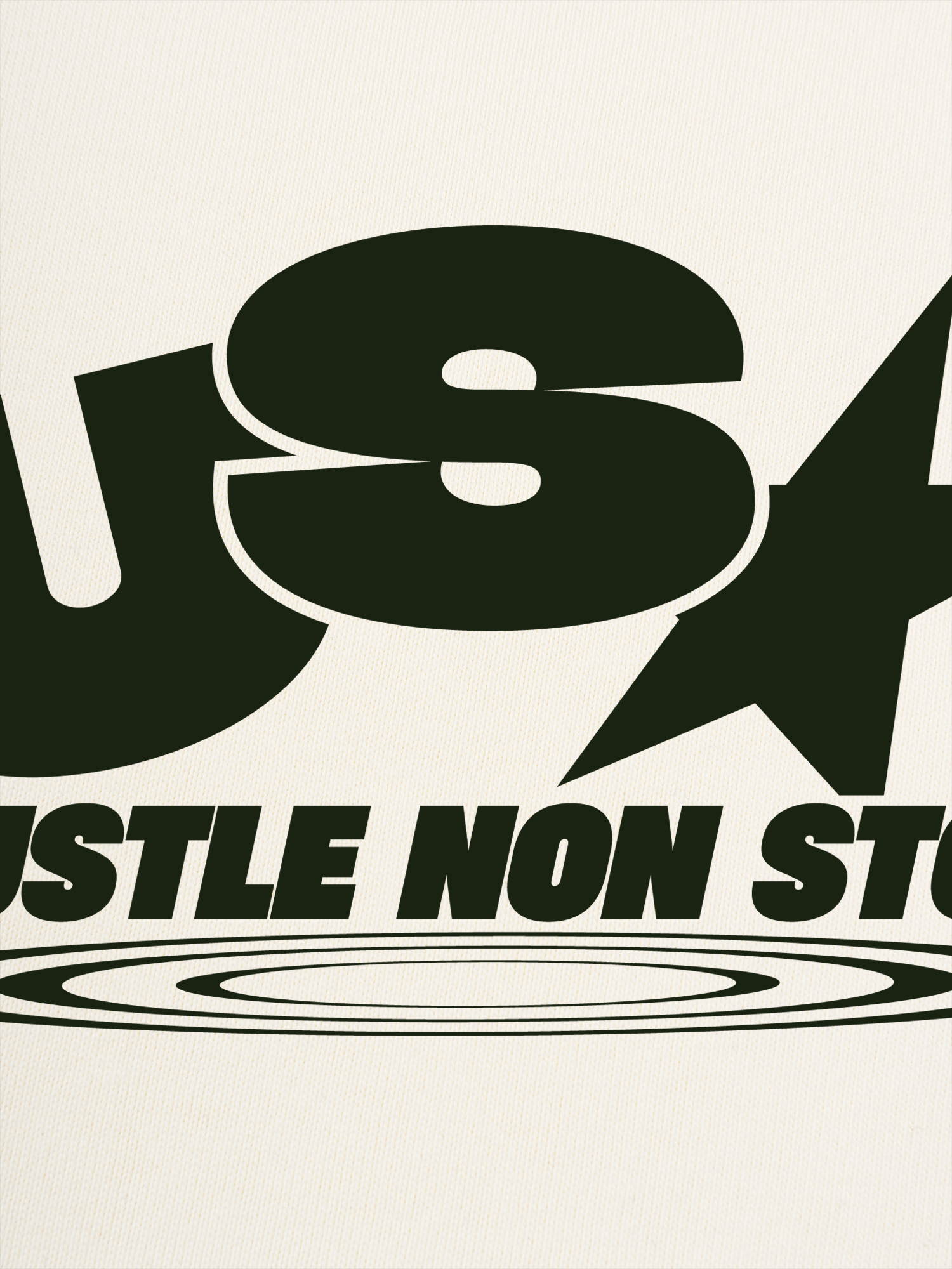 Áo Thun Ringer Relaxed Fit USA Hustle Non Stop