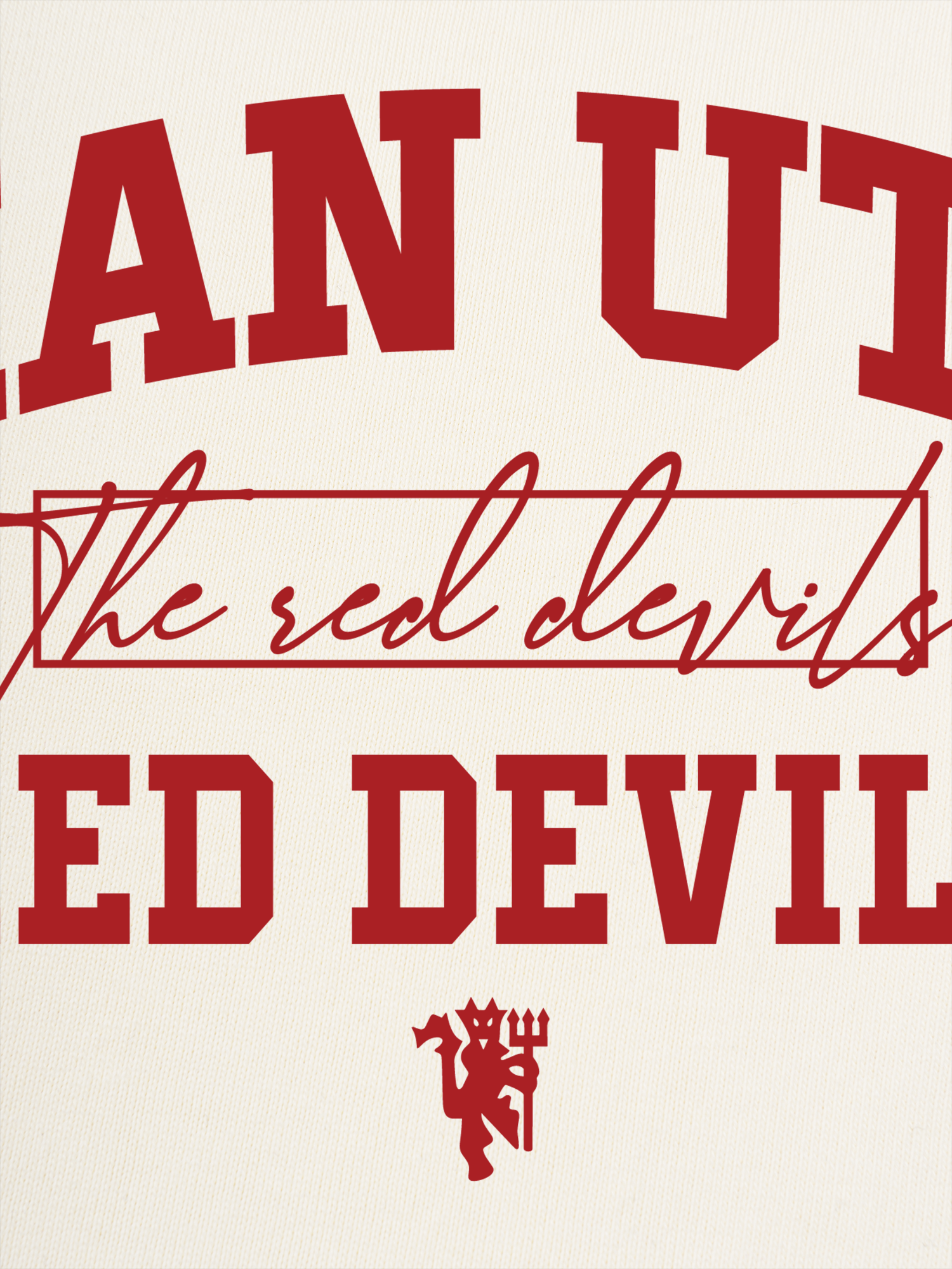 Áo Thun Ringer Relaxed Fit MAN UTD The Red Devils