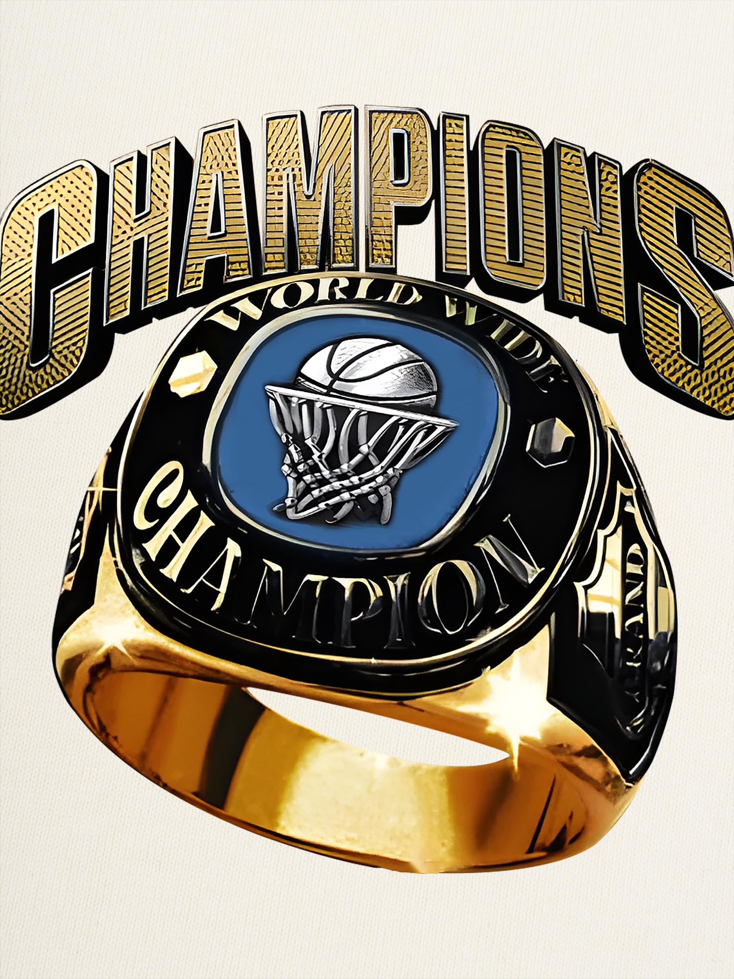 Áo Thun Ringer Relaxed Fit Champions Born To Win