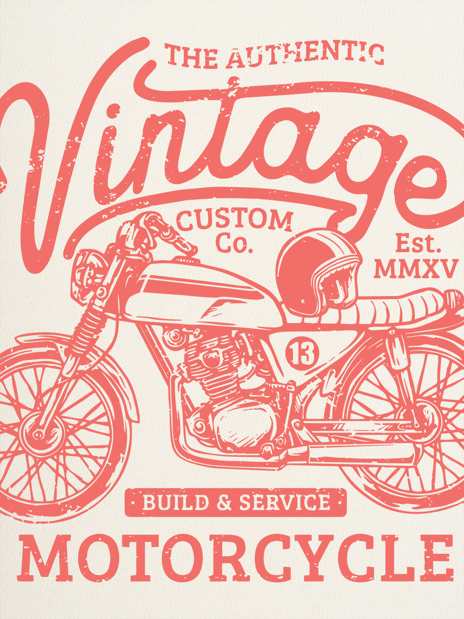 Áo Thun Ringer Relaxed Fit The Authenic Motorcycle