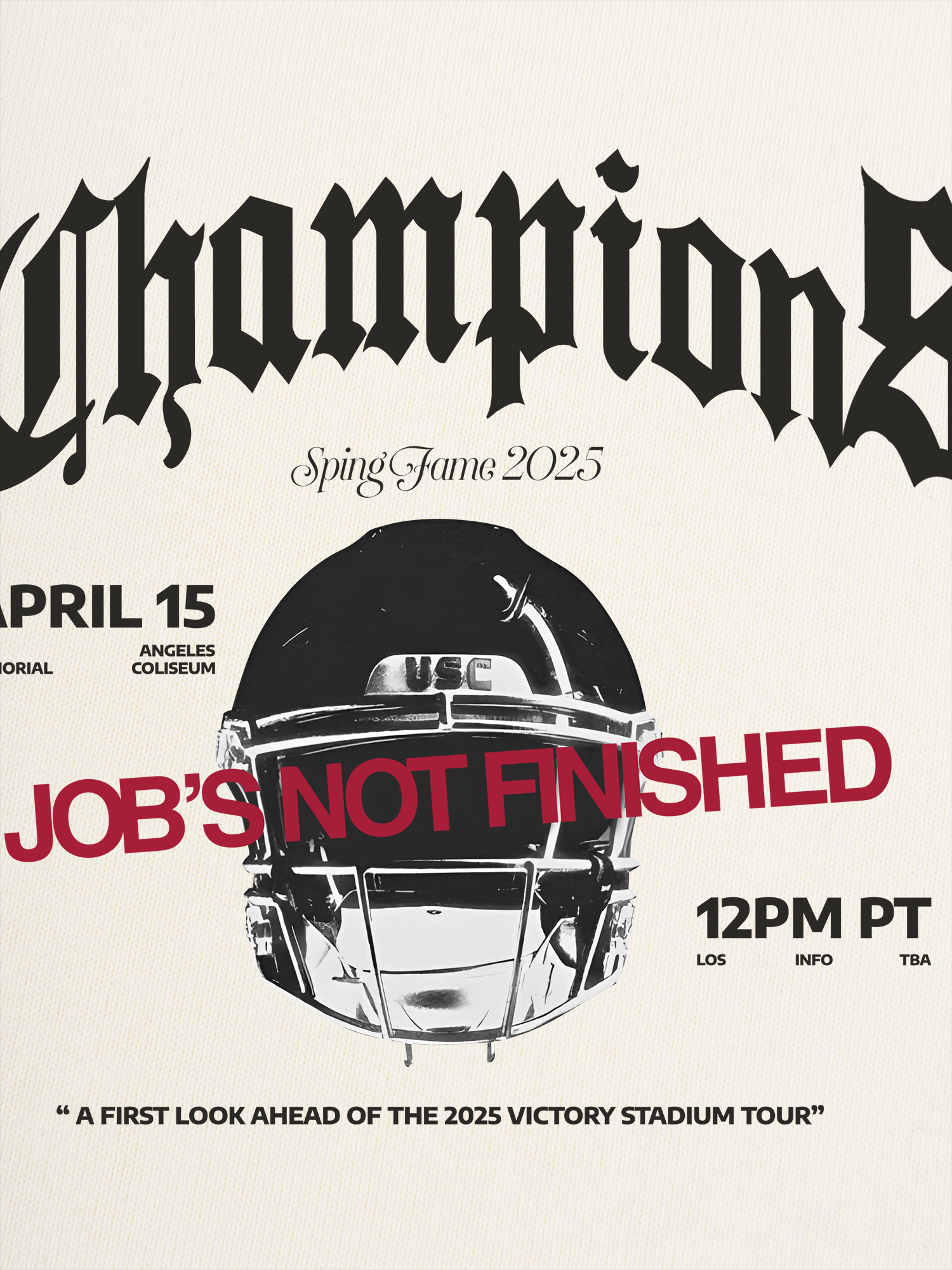 Áo Thun Ringer Relaxed Fit Champions Victory Stadium