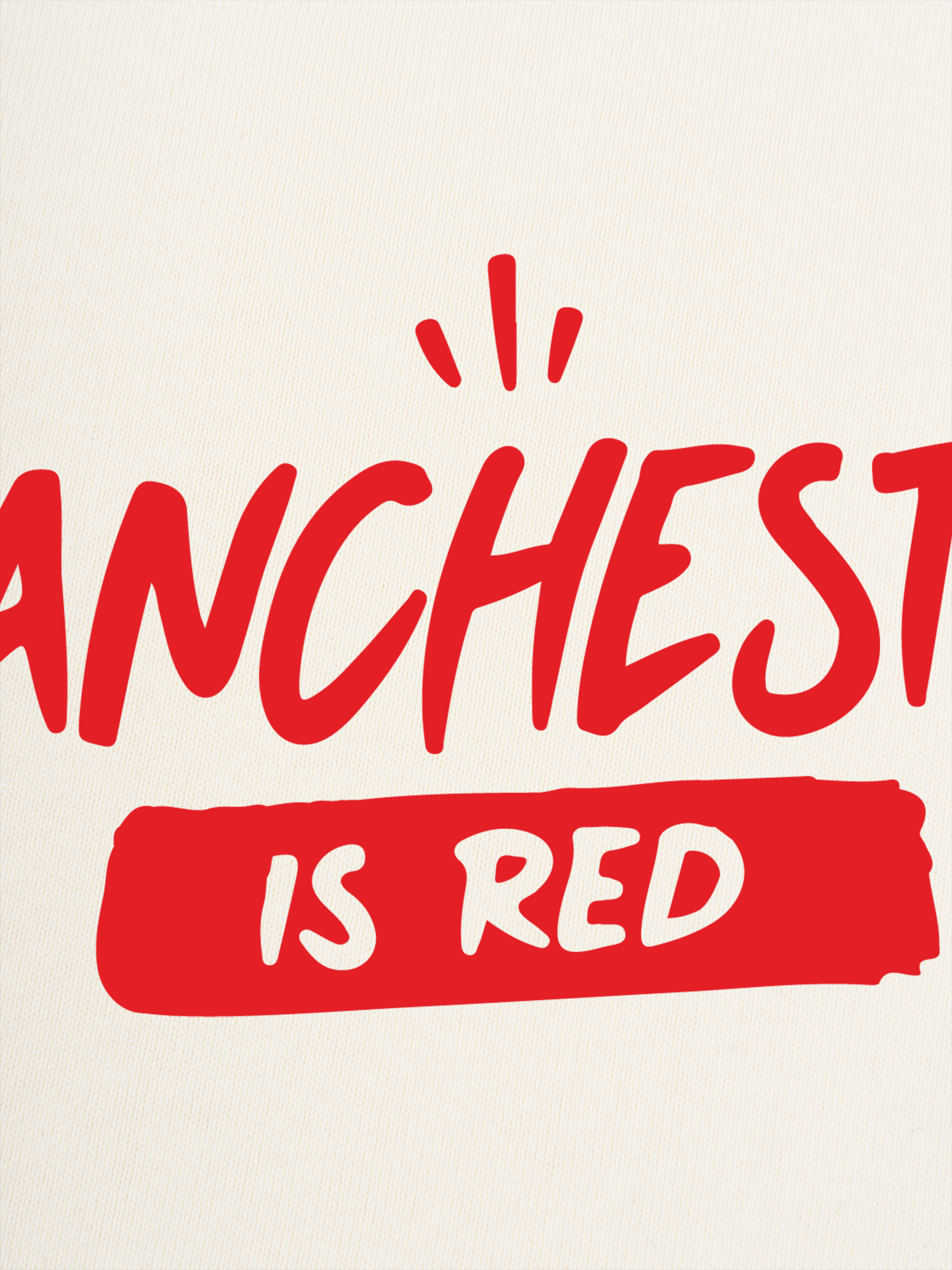Áo Thun Ringer Relaxed Fit Manchester Is Red