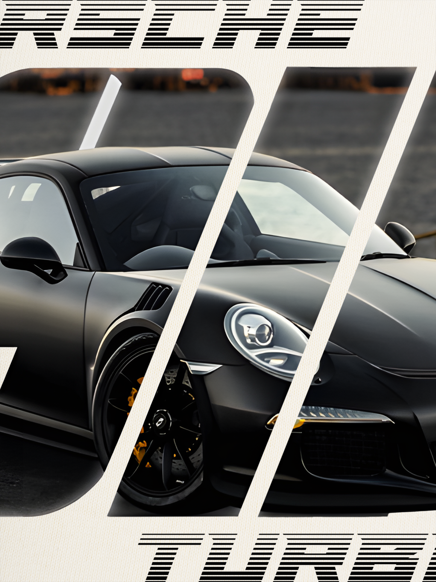 Áo Thun Ringer Relaxed Fit Porsche Silver Turbo S