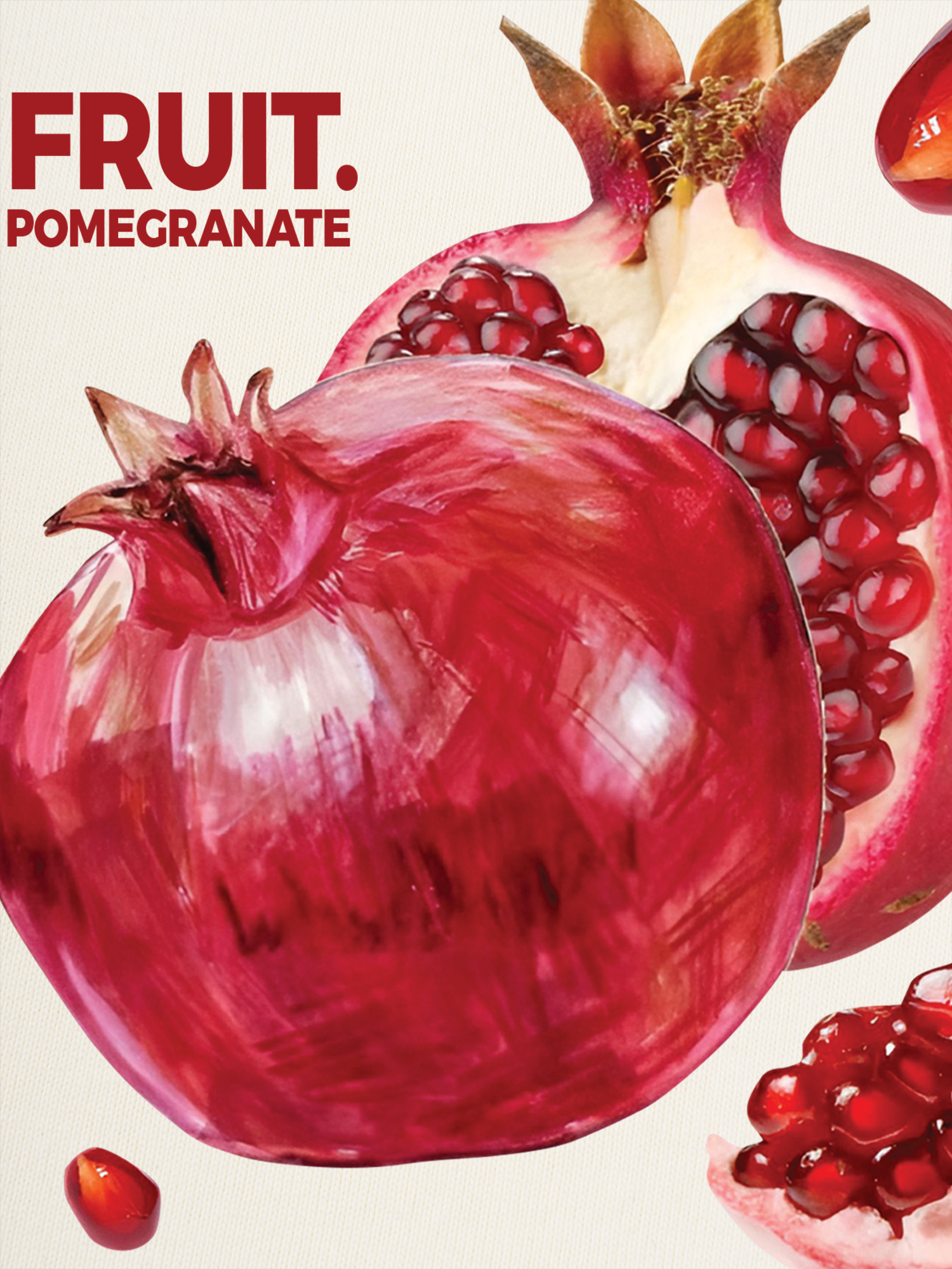 Áo Thun Ringer Relaxed Fit Tropical Pomegranate