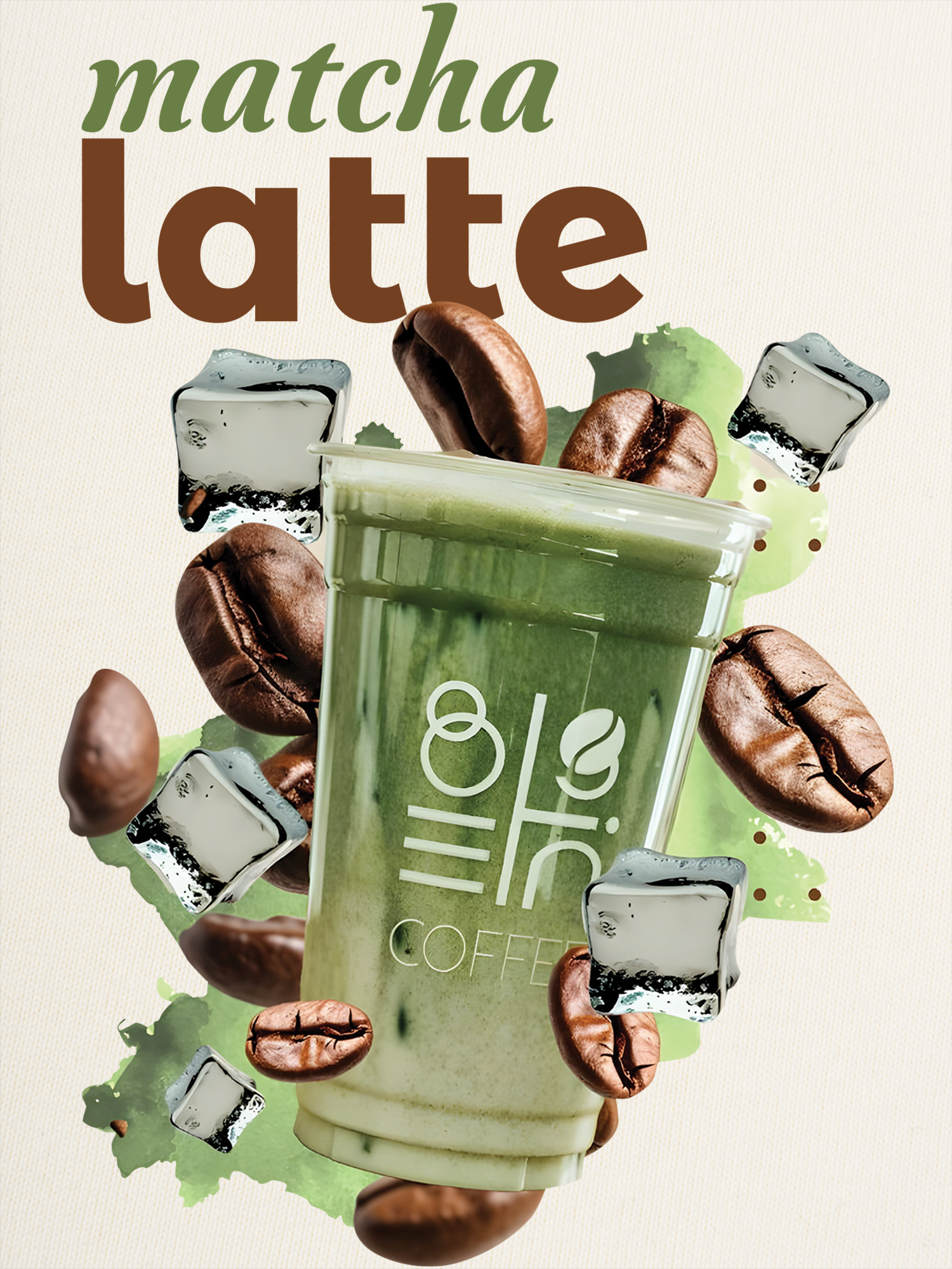 Áo Thun Ringer Relaxed Fit Matcha Latte