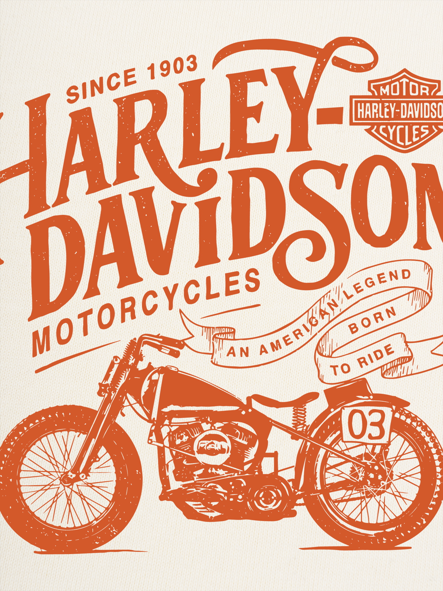 Áo Thun Ringer Relaxed Fit Motorcycles Harley Davidson