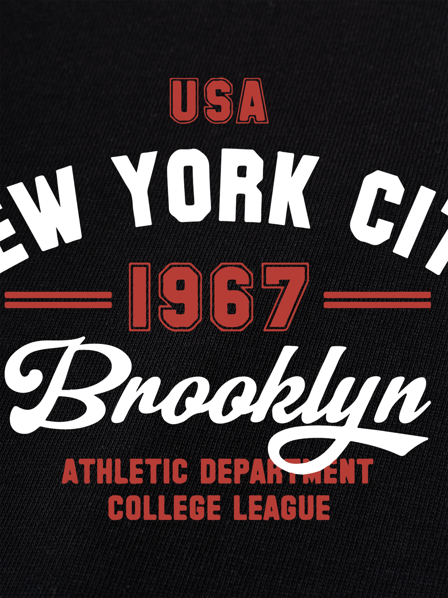 Áo Thun Ringer Relaxed Fit USA New York City