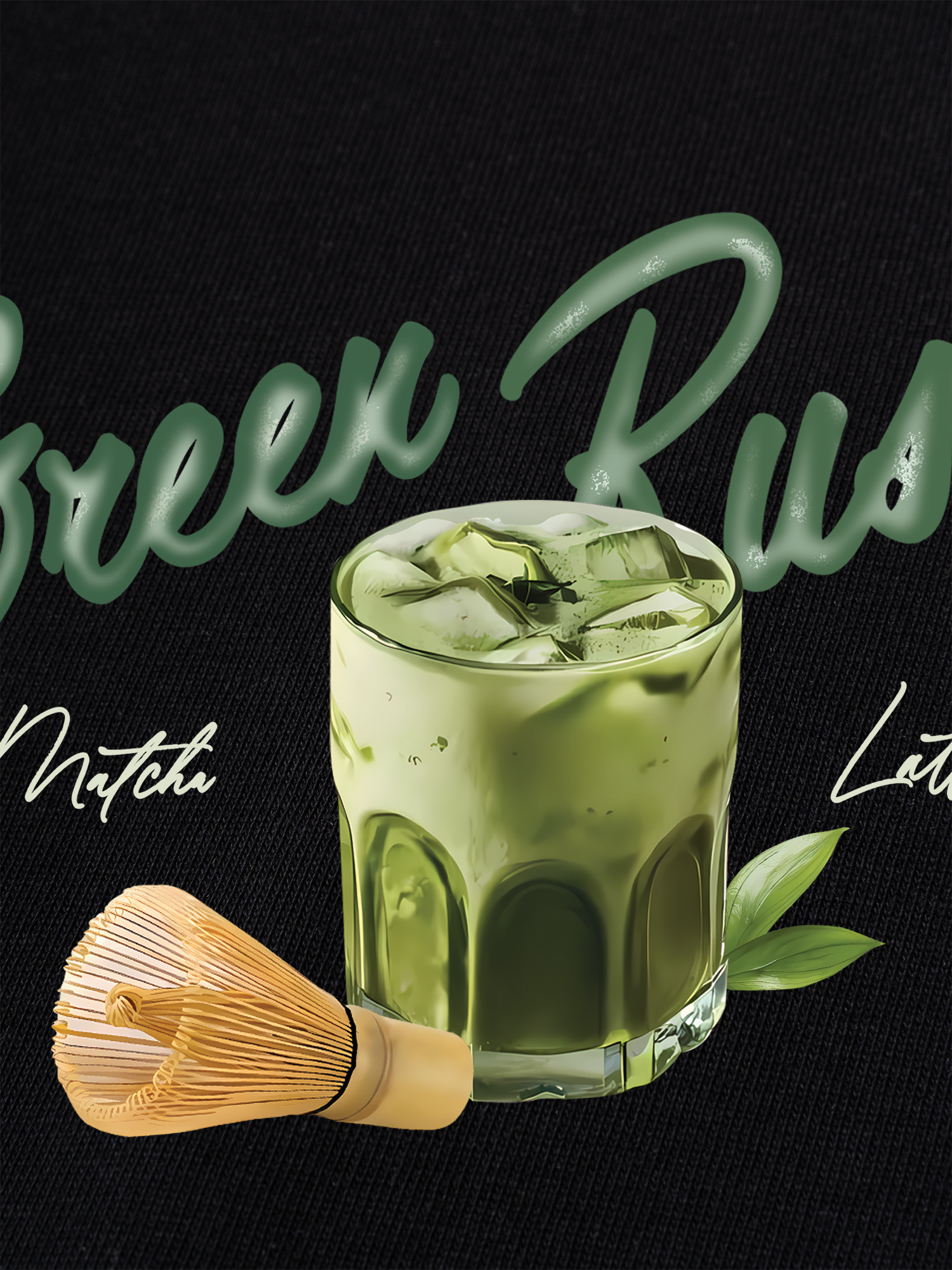 Áo Thun Ringer Relaxed Fit Daily Cup Green Rush