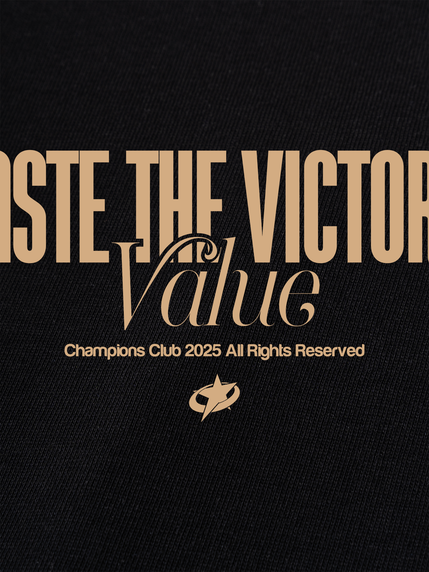 Áo Thun Ringer Relaxed Fit Champions Taste The Victory