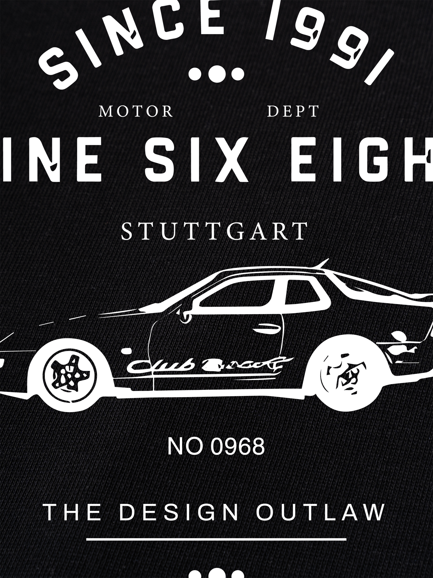 Áo Thun Ringer Relaxed Fit Porsche Nine Six Eight