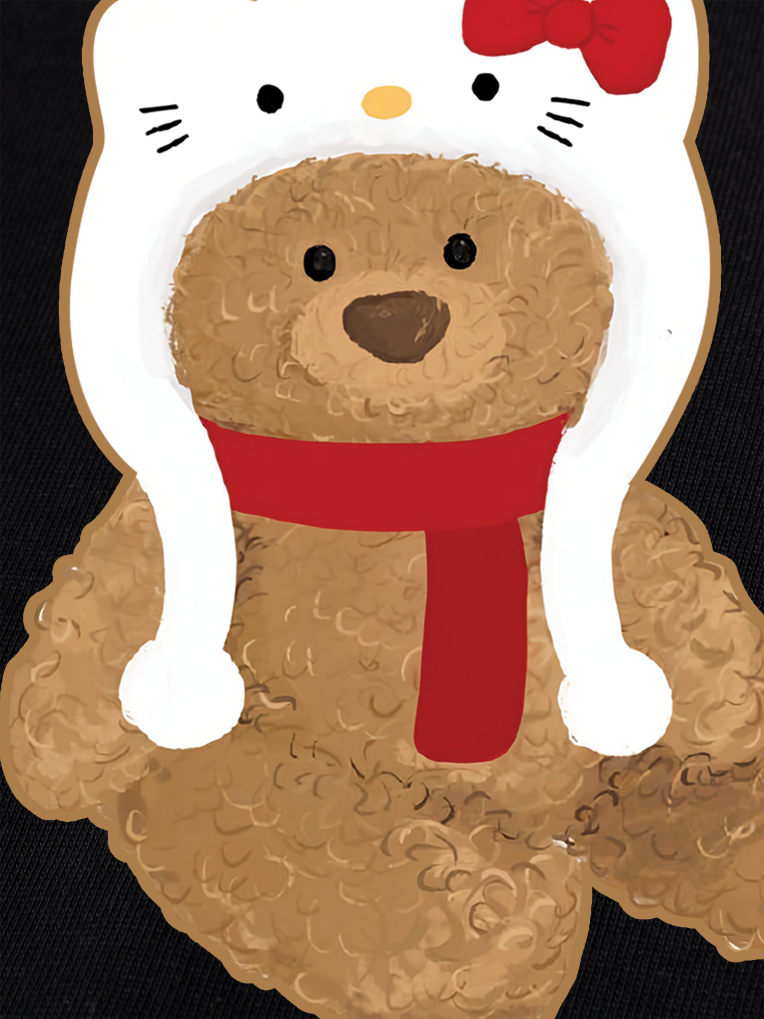 Áo Thun Ringer Relaxed Fit Sweetie Bear