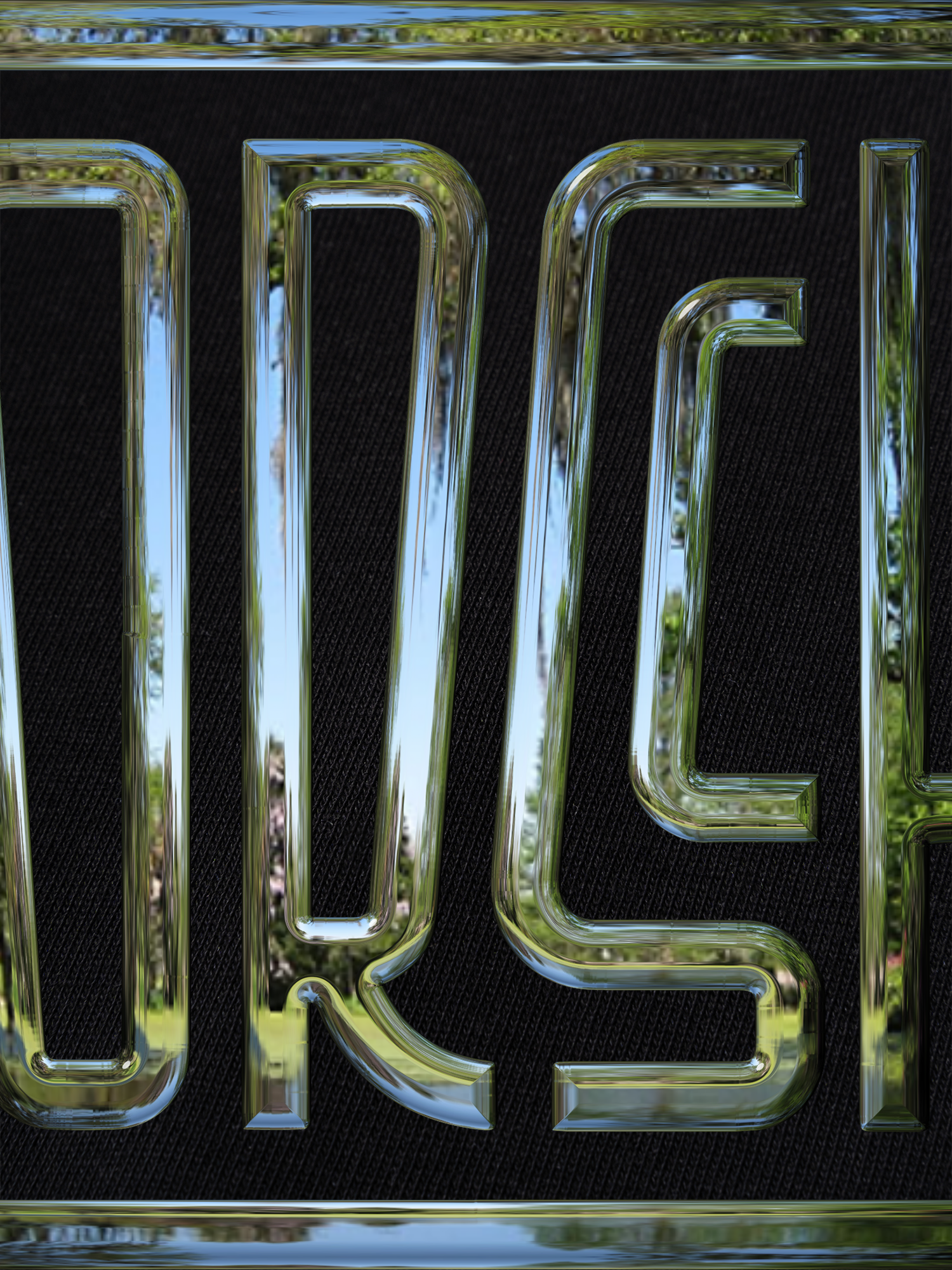 Áo Thun Ringer Relaxed Fit Porsche Chrome Sign