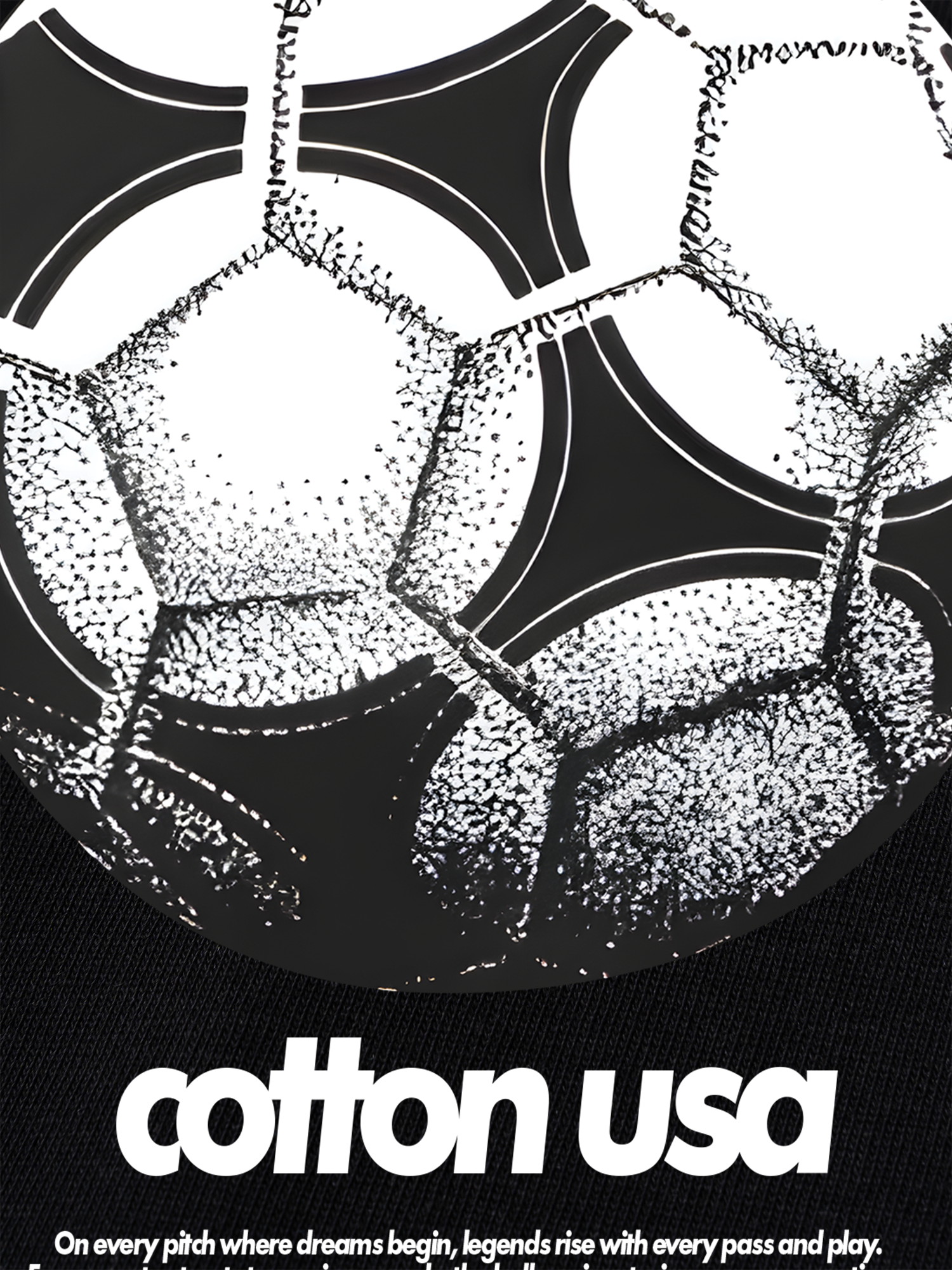 Áo Thun Ringer Relaxed Fit Soccer Vintage Ball