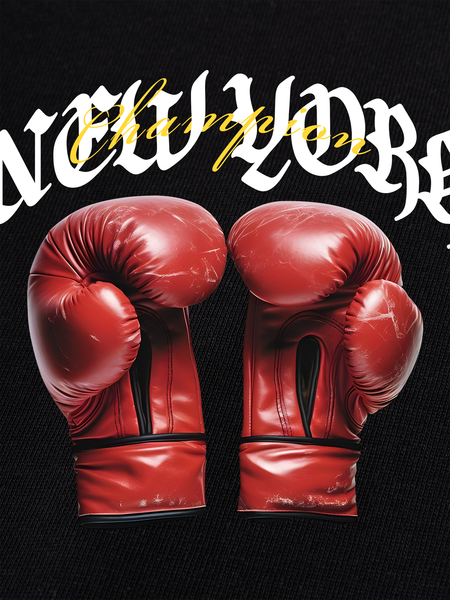 Áo Thun Ringer Relaxed Fit Champions New York Boxing