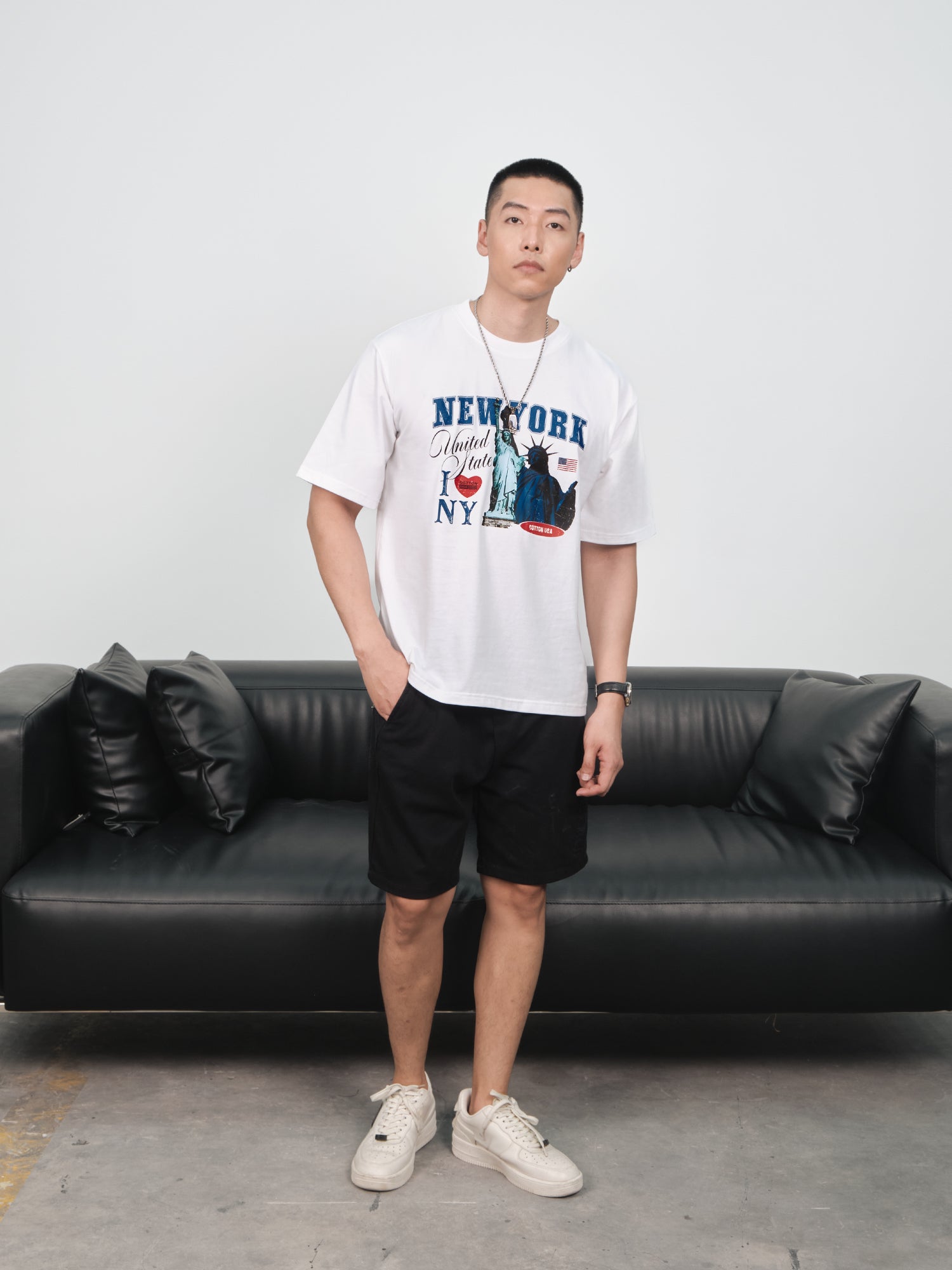 Áo Thun Relaxed Fit USA I LOve NY