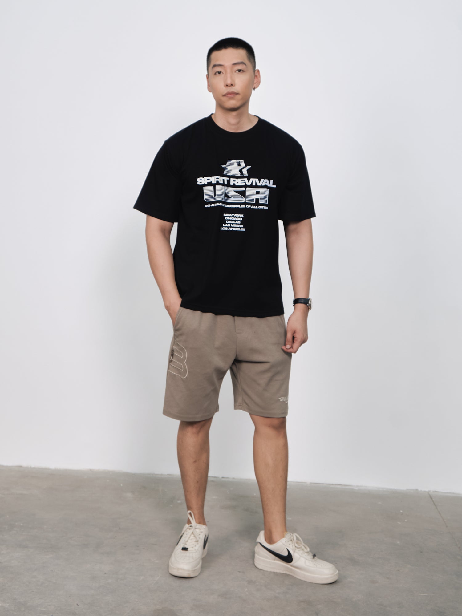 Áo Thun Relaxed Fit USA Spirit Revival