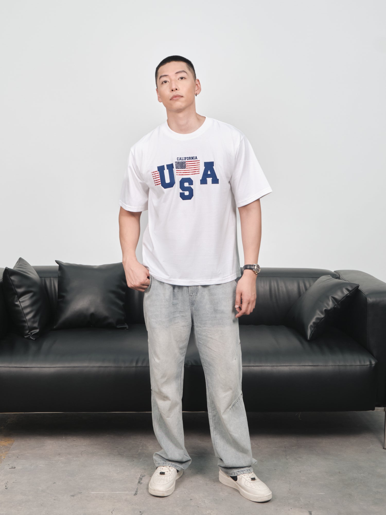 Áo Thun Relaxed Fit USA USA California