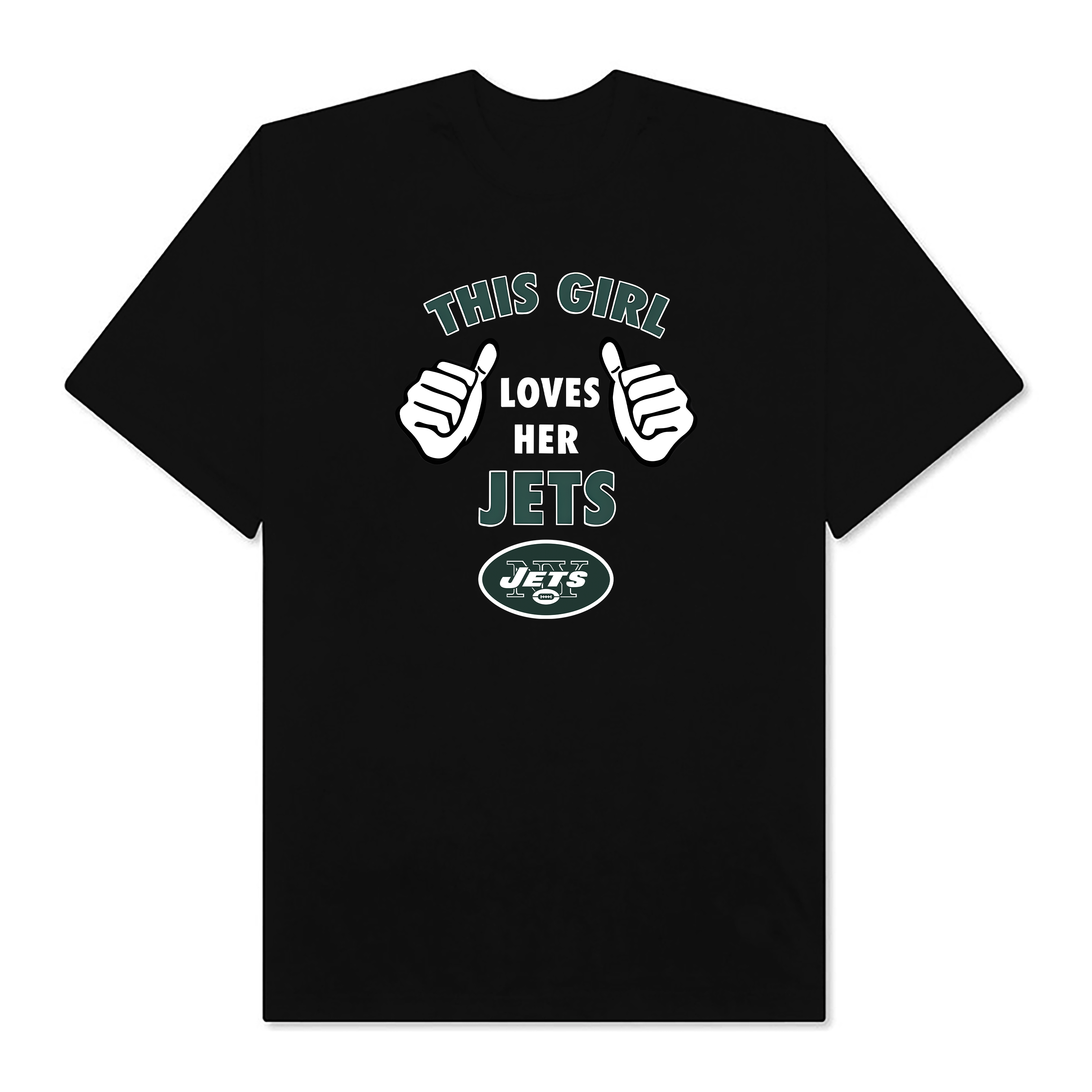 NFL This GIRL Loves HER New York Jets T-Shirt