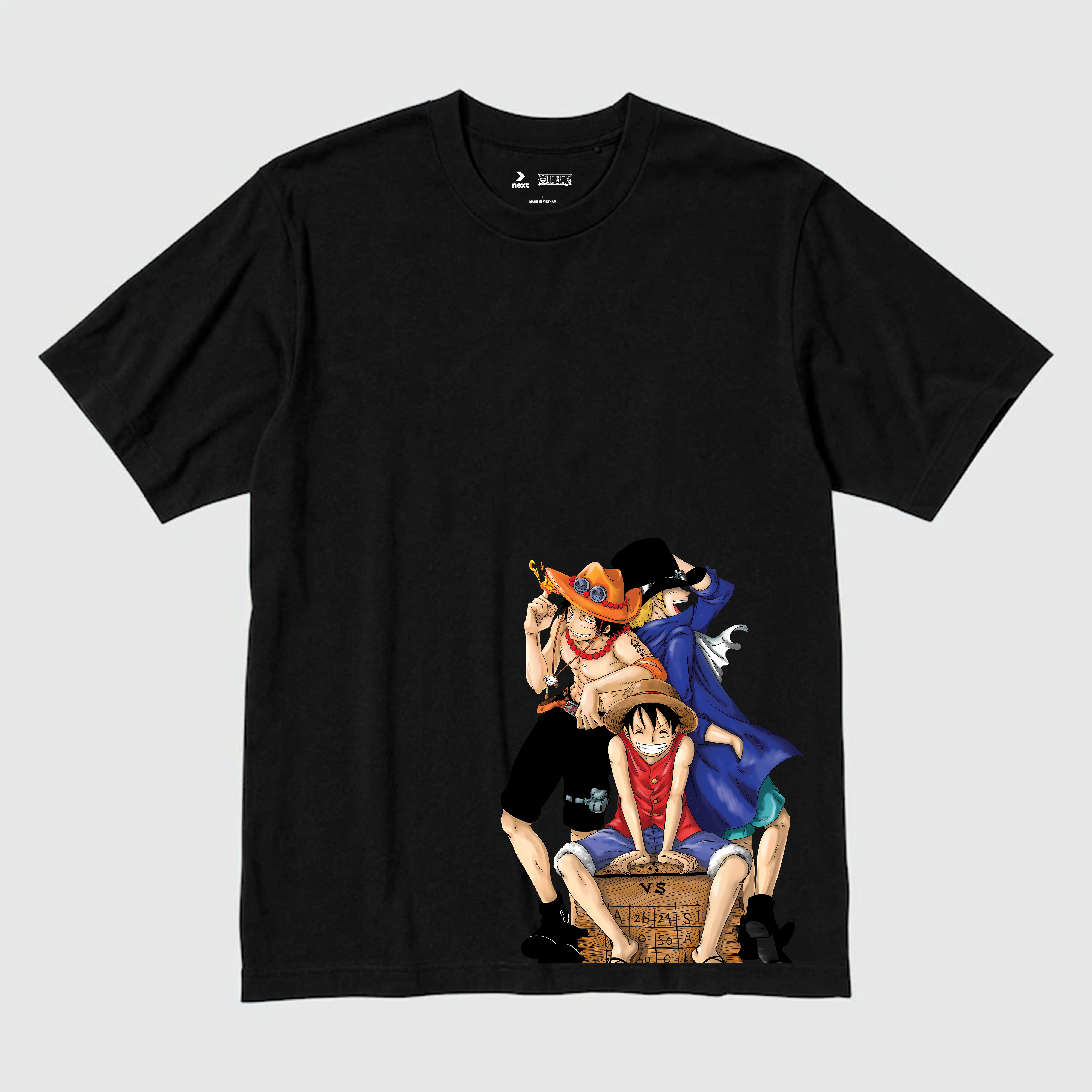 ONE PIECE T-SHIRT / ĐEN