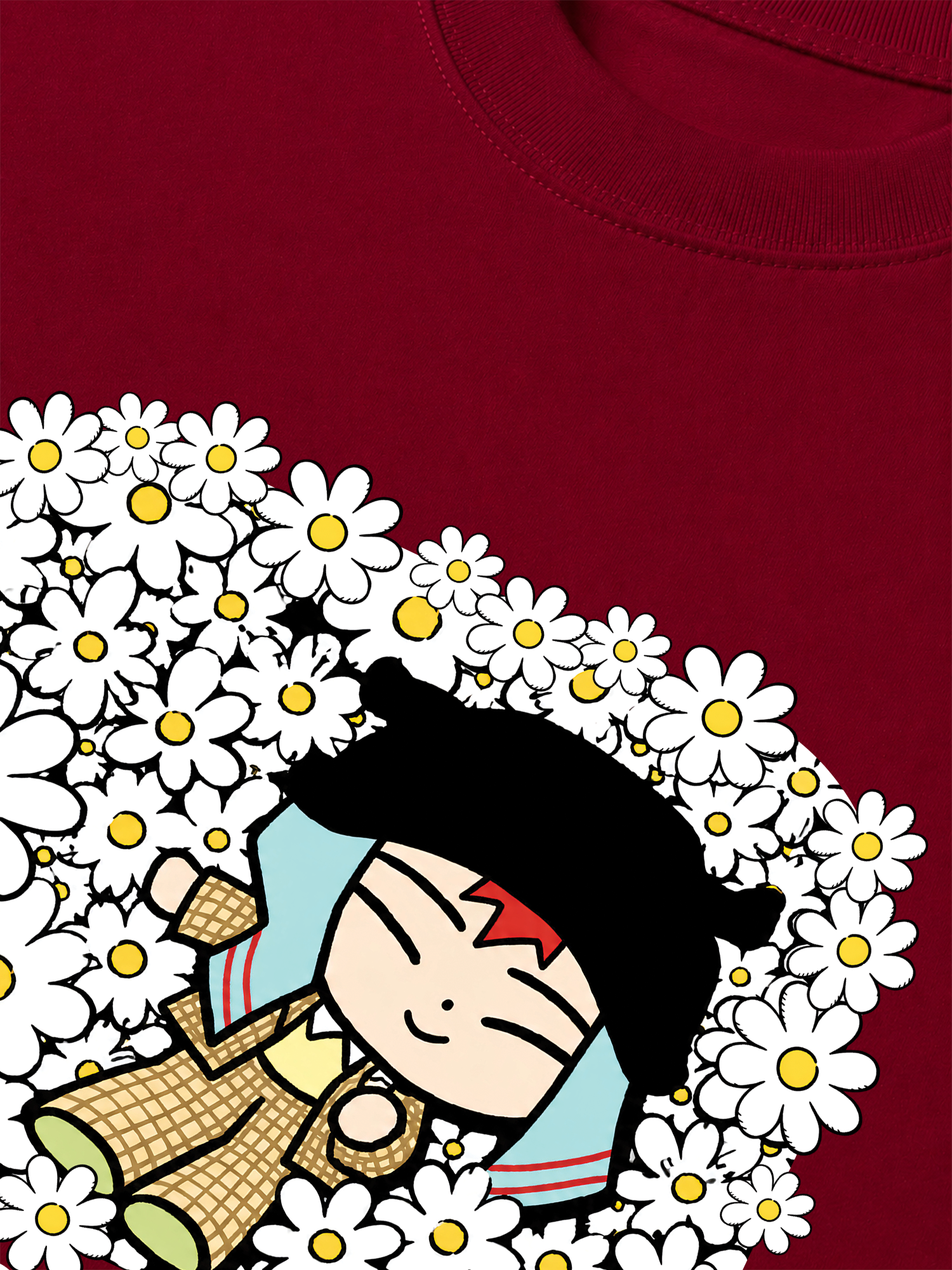 Áo Thun Relaxed Fit GD Daisy Flower