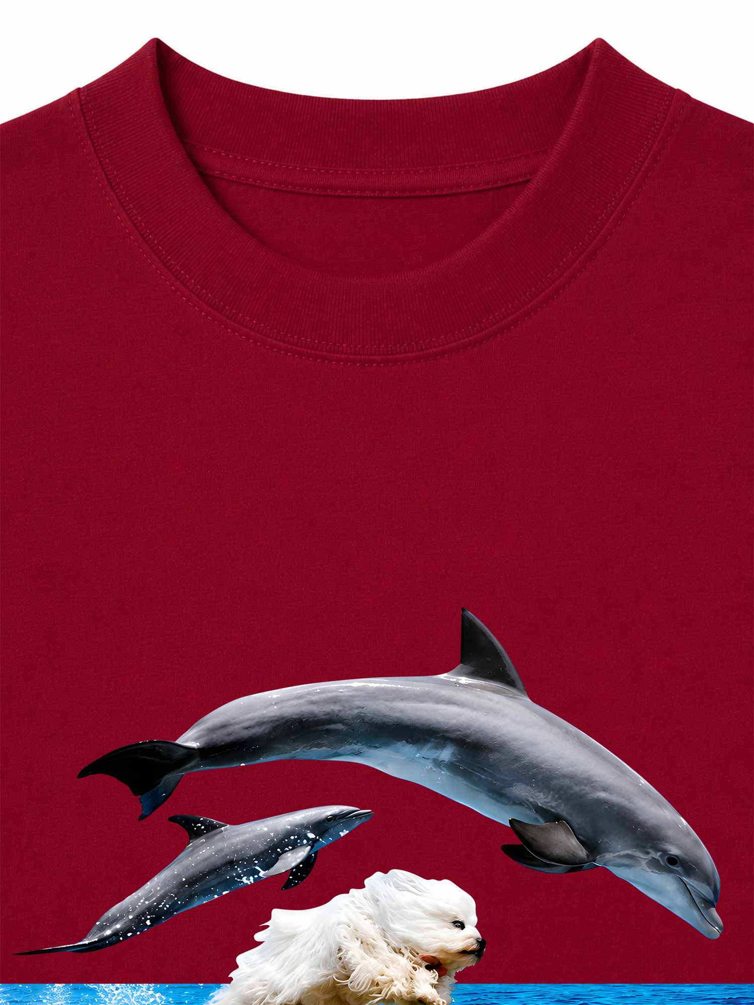 Áo Thun Relaxed Fit I Just Gotta Be Me Dog And Dolphin