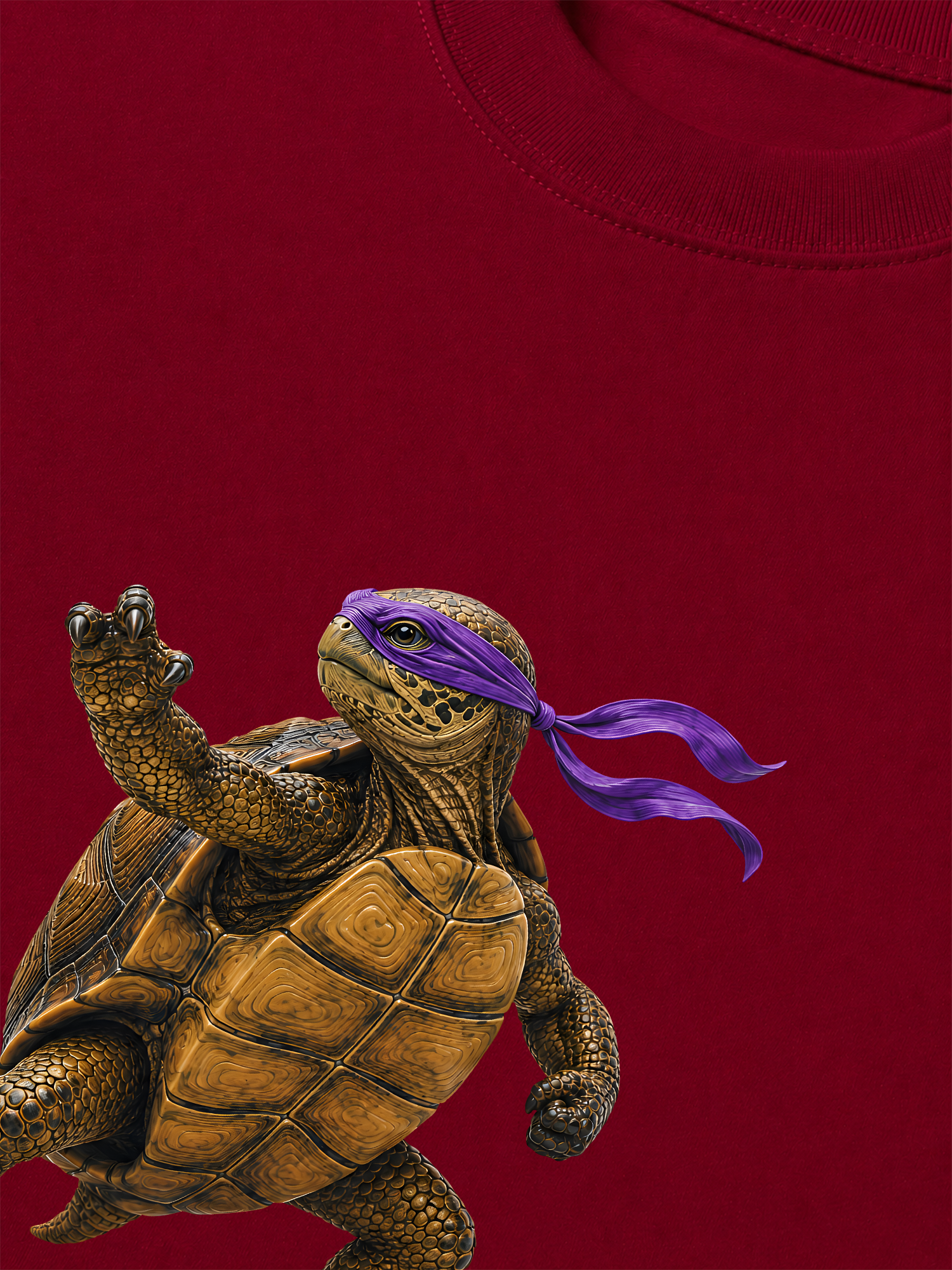 Áo Thun Relaxed Fit Purple Turtle